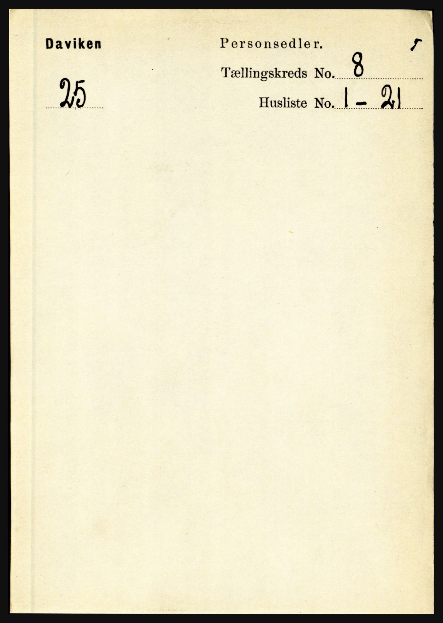 RA, Folketelling 1891 for 1442 Davik herred, 1891, s. 3277