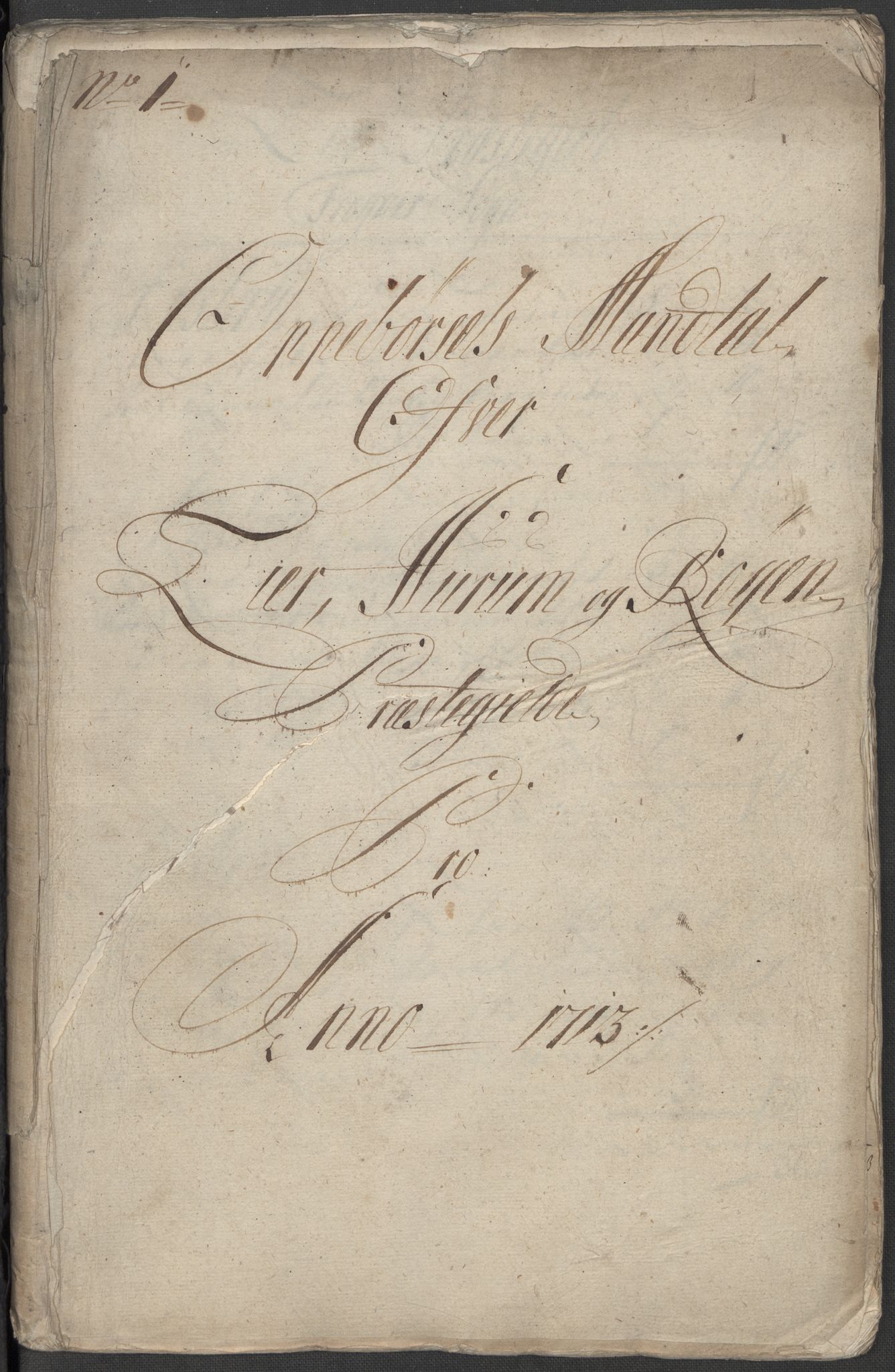 Rentekammeret inntil 1814, Reviderte regnskaper, Fogderegnskap, RA/EA-4092/R31/L1708: Fogderegnskap Hurum, Røyken, Eiker, Lier og Buskerud, 1713, s. 14