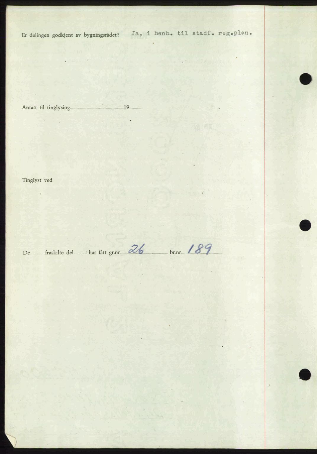 Romsdal sorenskriveri, SAT/A-4149/1/2/2C: Pantebok nr. A24, 1947-1947, Dagboknr: 3267/1947