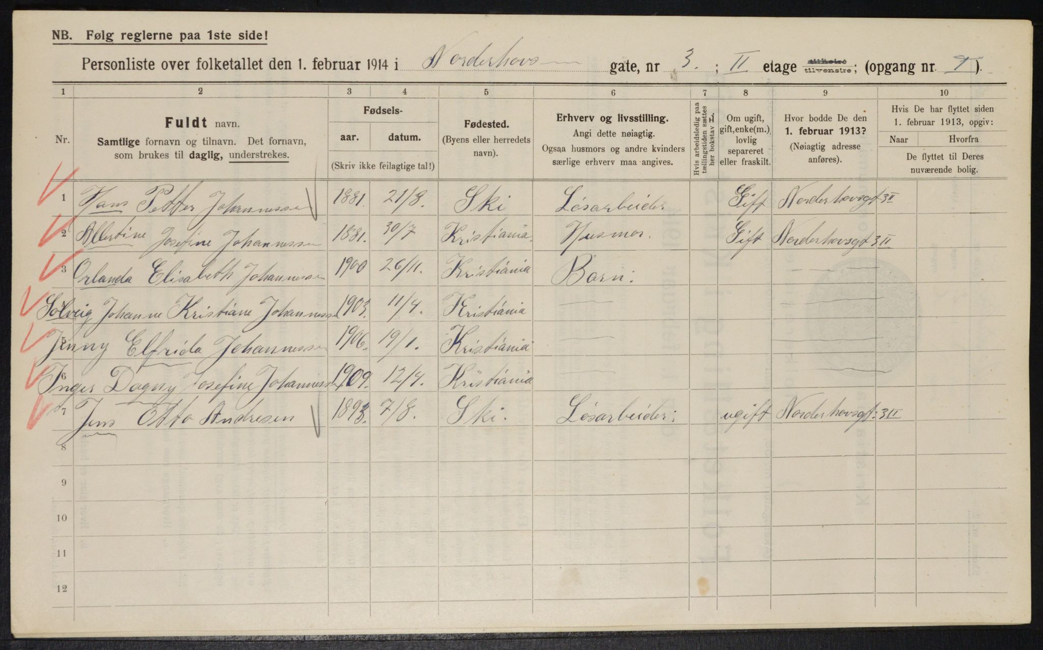 OBA, Kommunal folketelling 1.2.1914 for Kristiania, 1914, s. 72428