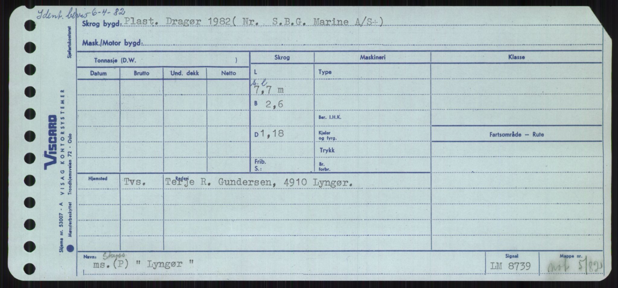Sjøfartsdirektoratet med forløpere, Skipsmålingen, AV/RA-S-1627/H/Ha/L0003/0002: Fartøy, Hilm-Mar / Fartøy, Kom-Mar, s. 721