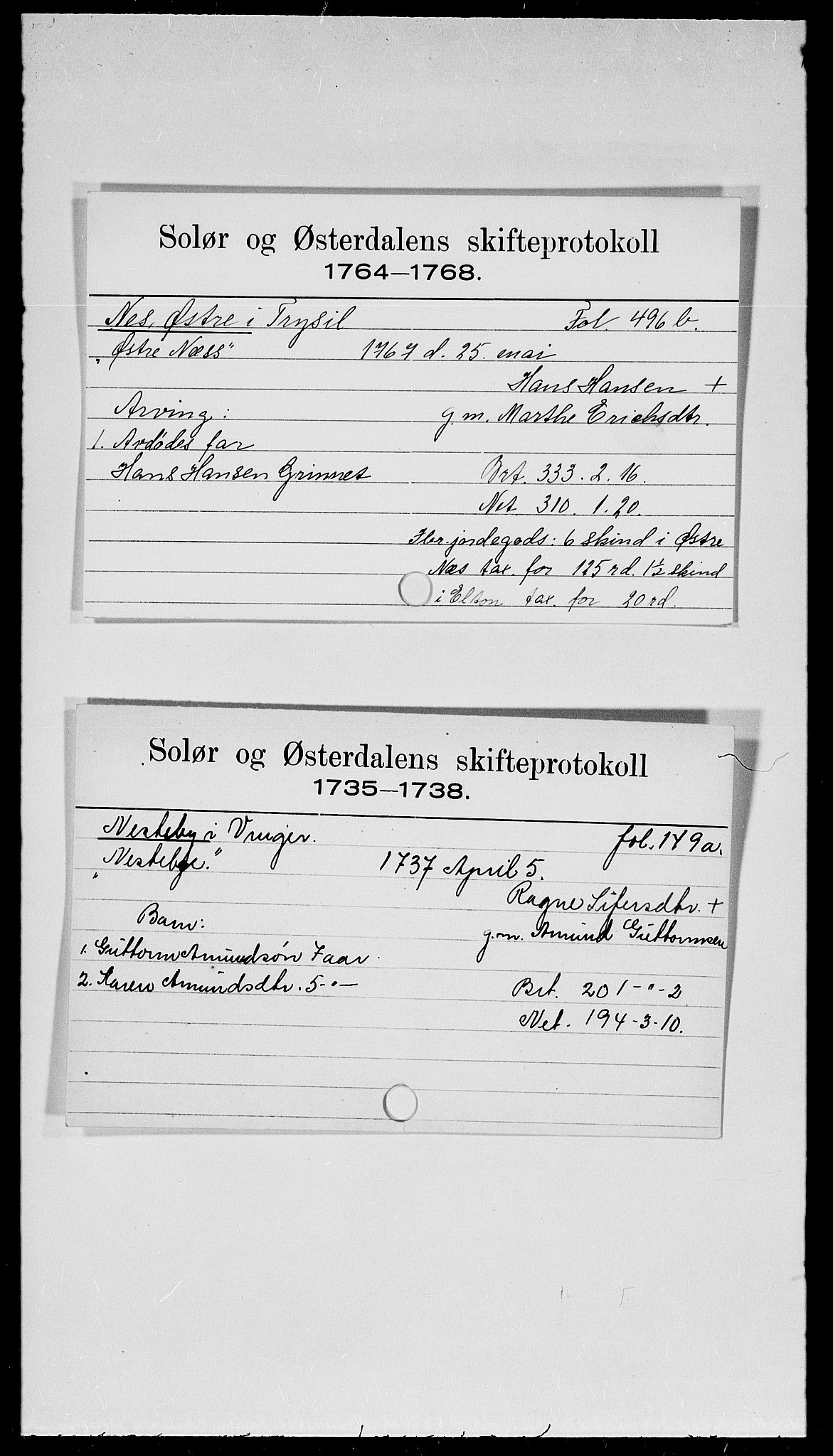 Solør og Østerdalen sorenskriveri, SAH/TING-024/J, 1716-1774, s. 9122