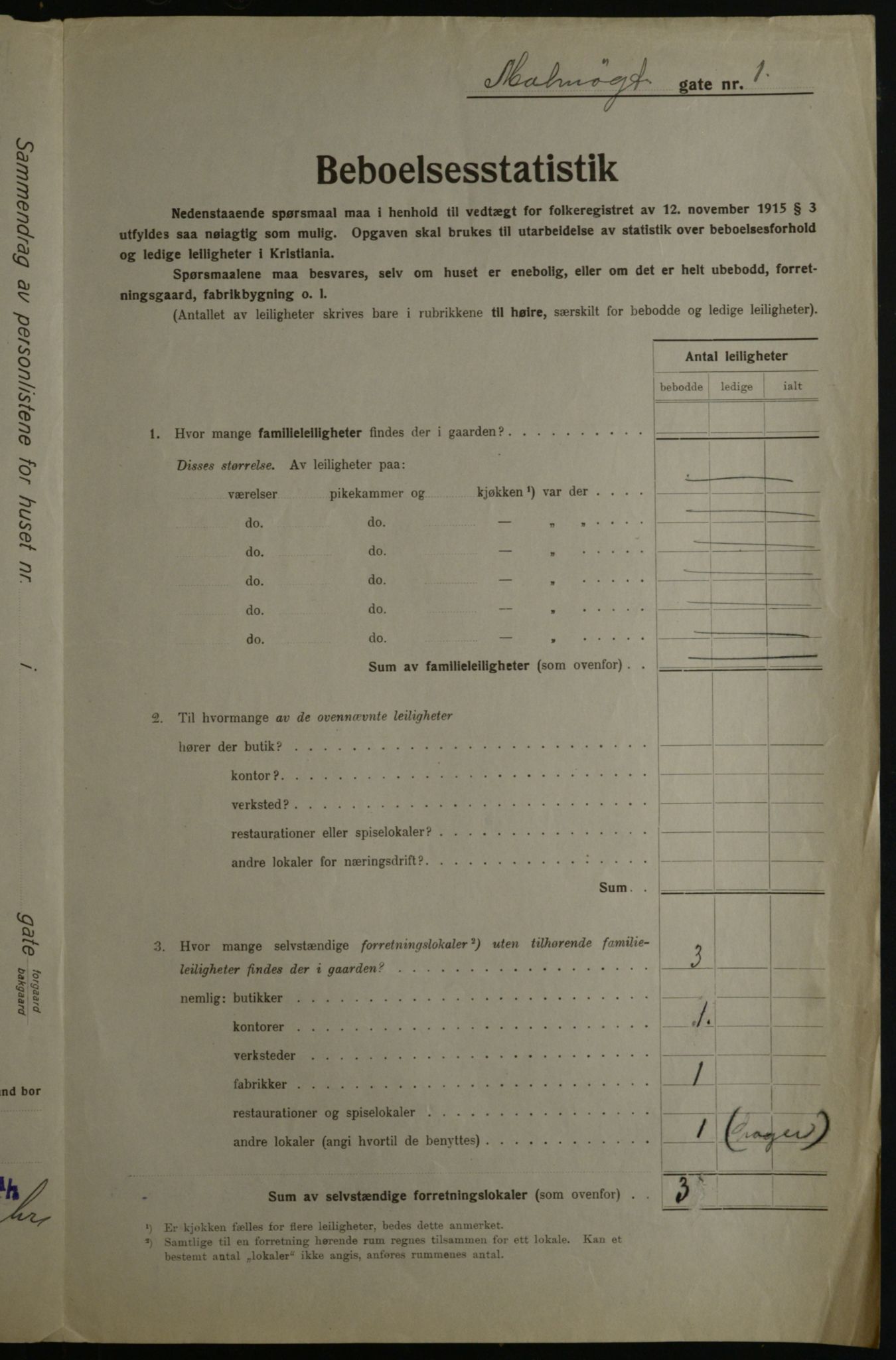 OBA, Kommunal folketelling 1.12.1923 for Kristiania, 1923, s. 66756