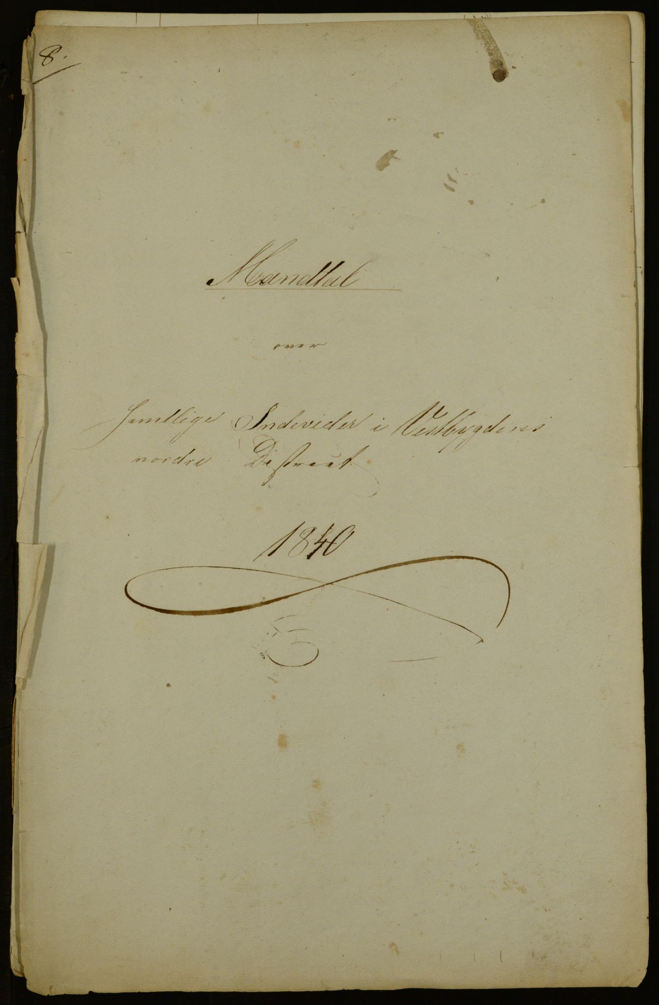 OBA, Manntall for Aker 1840, 1840