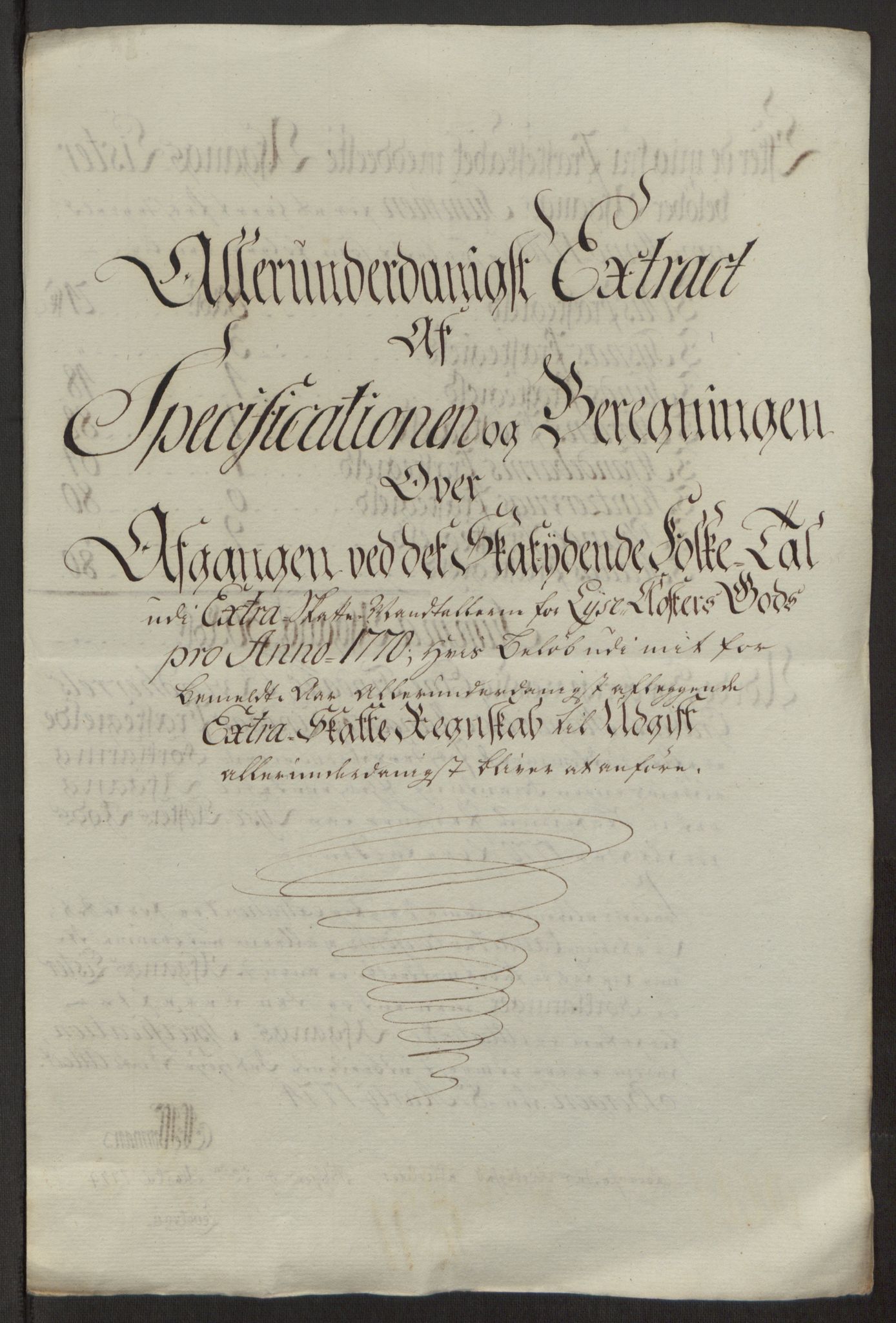 Rentekammeret inntil 1814, Reviderte regnskaper, Fogderegnskap, RA/EA-4092/R50/L3180: Ekstraskatten Lyse kloster, 1762-1783, s. 243