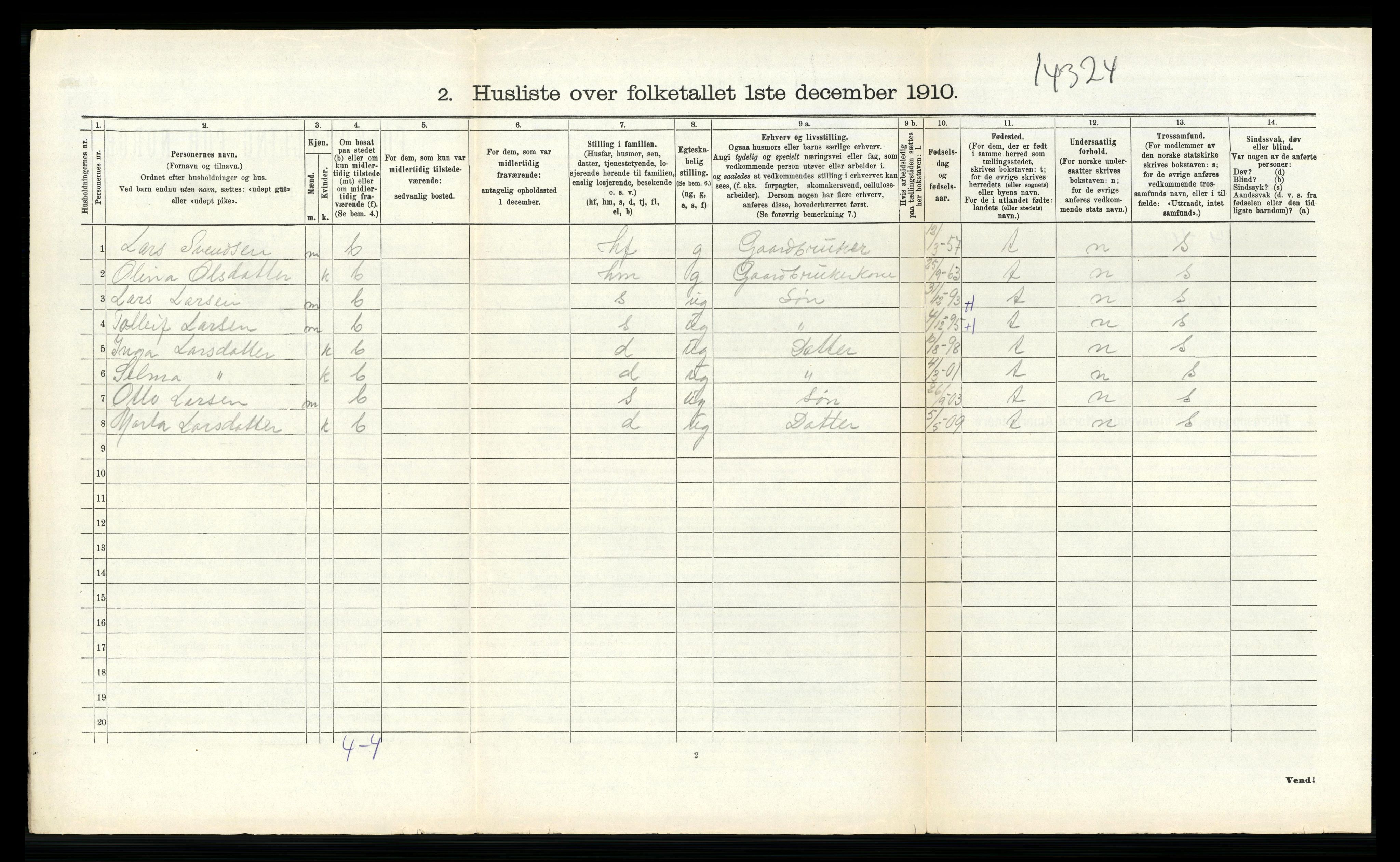 RA, Folketelling 1910 for 1121 Time herred, 1910, s. 808