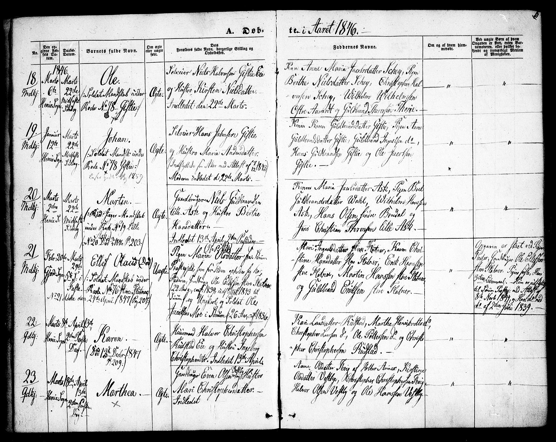 Gjerdrum prestekontor Kirkebøker, AV/SAO-A-10412b/F/Fa/L0006: Ministerialbok nr. I 6, 1845-1856, s. 5
