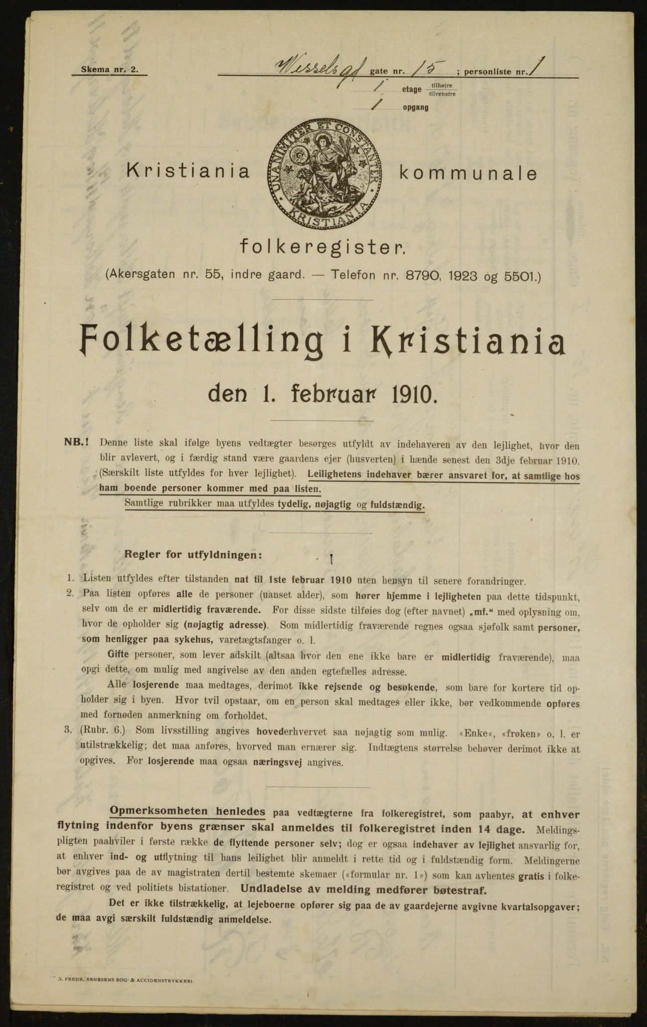 OBA, Kommunal folketelling 1.2.1910 for Kristiania, 1910, s. 121541