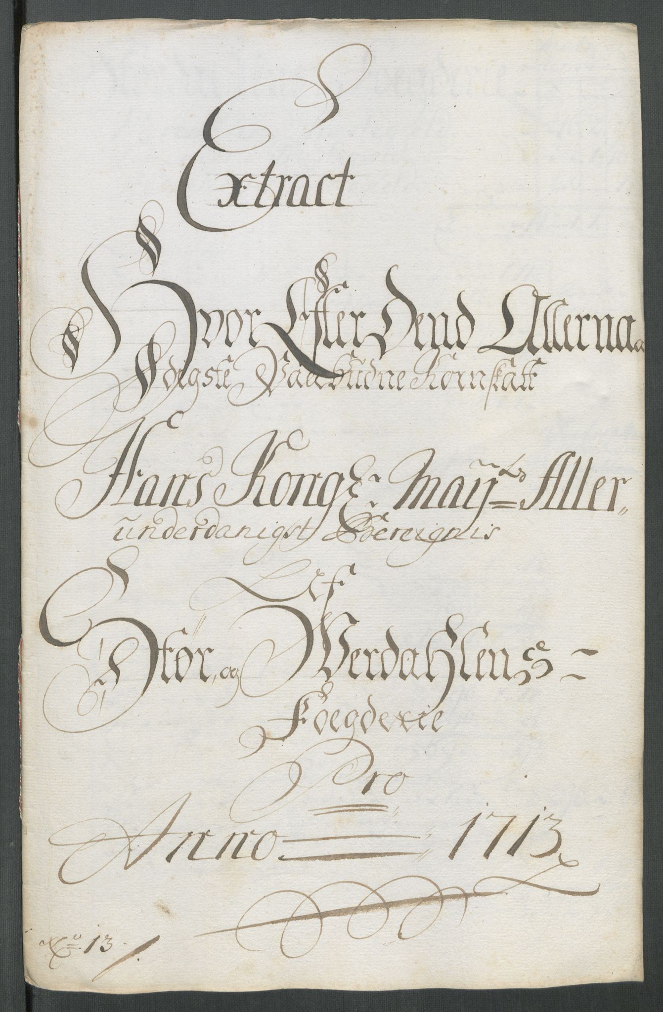 Rentekammeret inntil 1814, Reviderte regnskaper, Fogderegnskap, RA/EA-4092/R62/L4203: Fogderegnskap Stjørdal og Verdal, 1713, s. 179