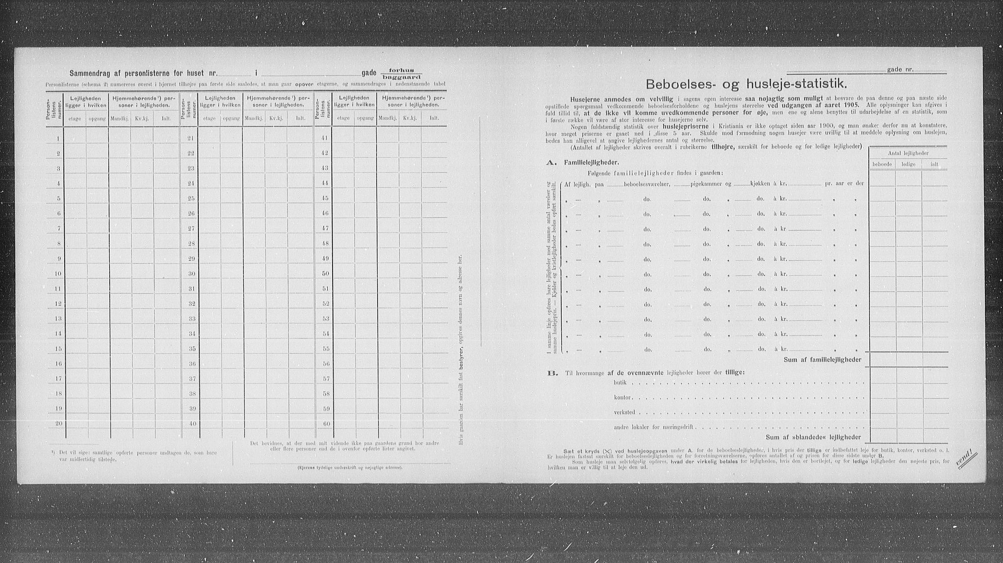 OBA, Kommunal folketelling 31.12.1905 for Kristiania kjøpstad, 1905, s. 15077