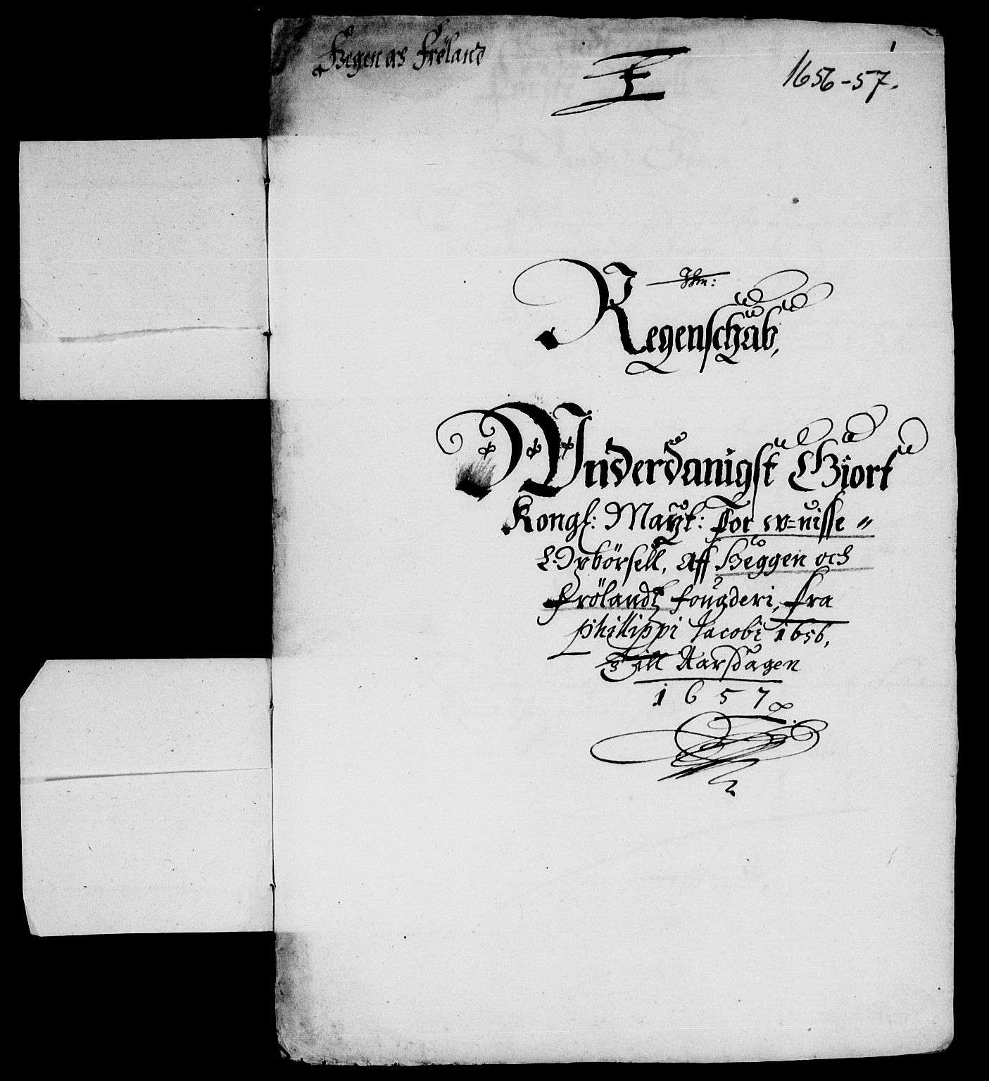 Rentekammeret inntil 1814, Reviderte regnskaper, Lensregnskaper, AV/RA-EA-5023/R/Rb/Rba/L0235: Akershus len, 1651-1657