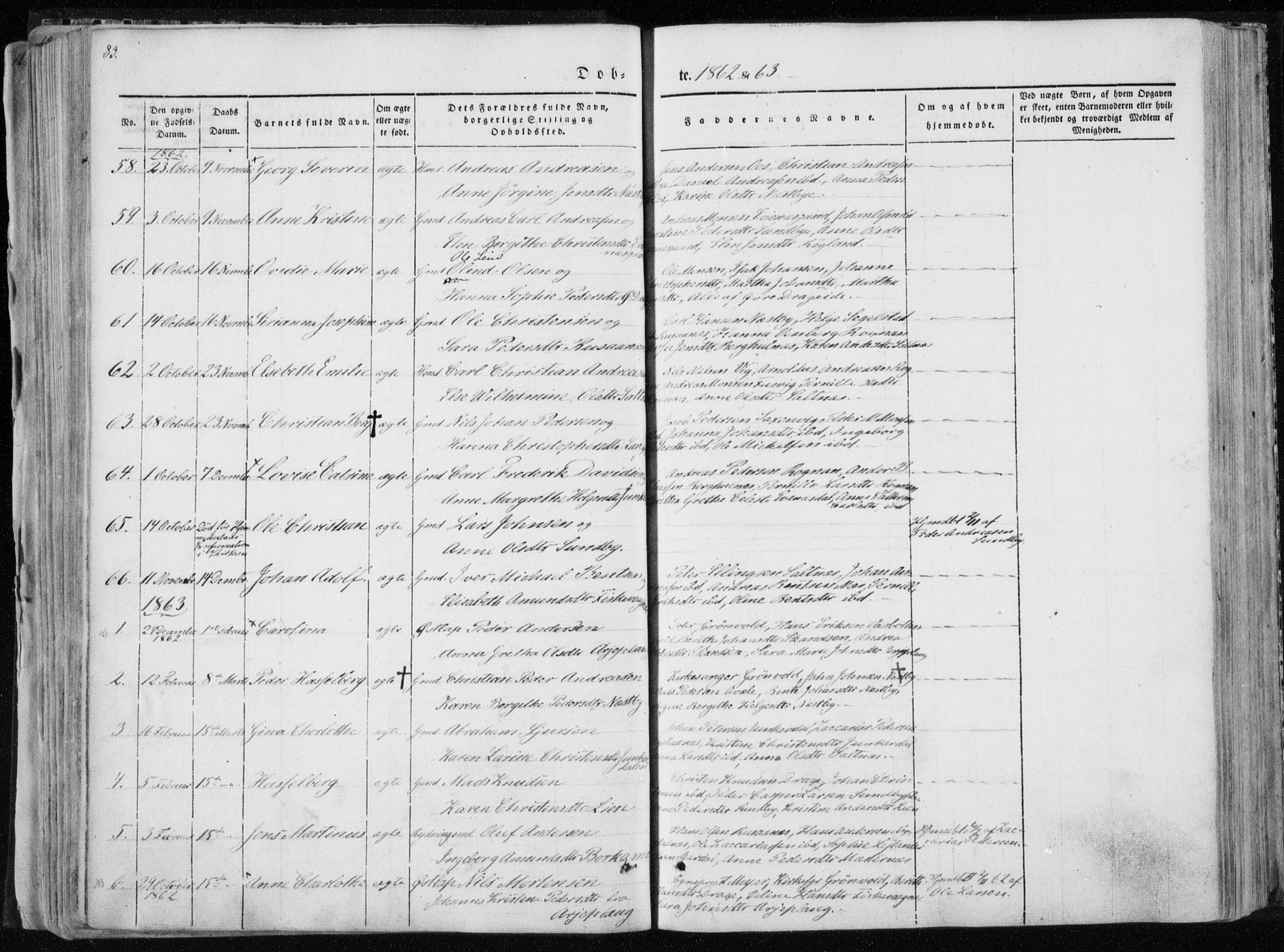 Ministerialprotokoller, klokkerbøker og fødselsregistre - Nordland, AV/SAT-A-1459/847/L0666: Ministerialbok nr. 847A06, 1842-1871, s. 83