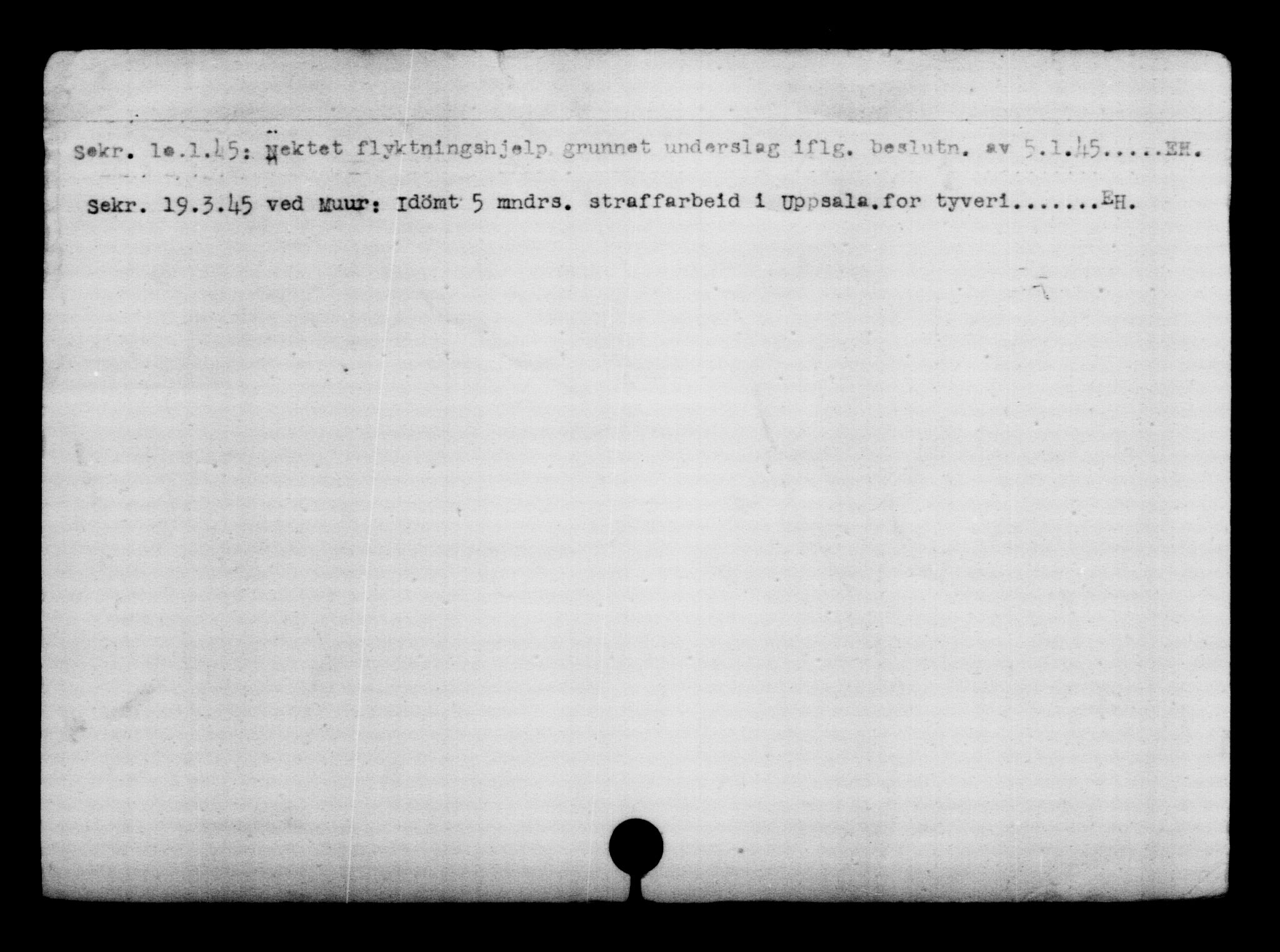 Utenriksstasjonene, Legasjonen i Stockholm, Flyktningkontoret, AV/RA-S-6753/V/Va/L0007: Kjesäterkartoteket, flyktninger med registreringsnr. 12700-15723, 1940-1945, s. 1804