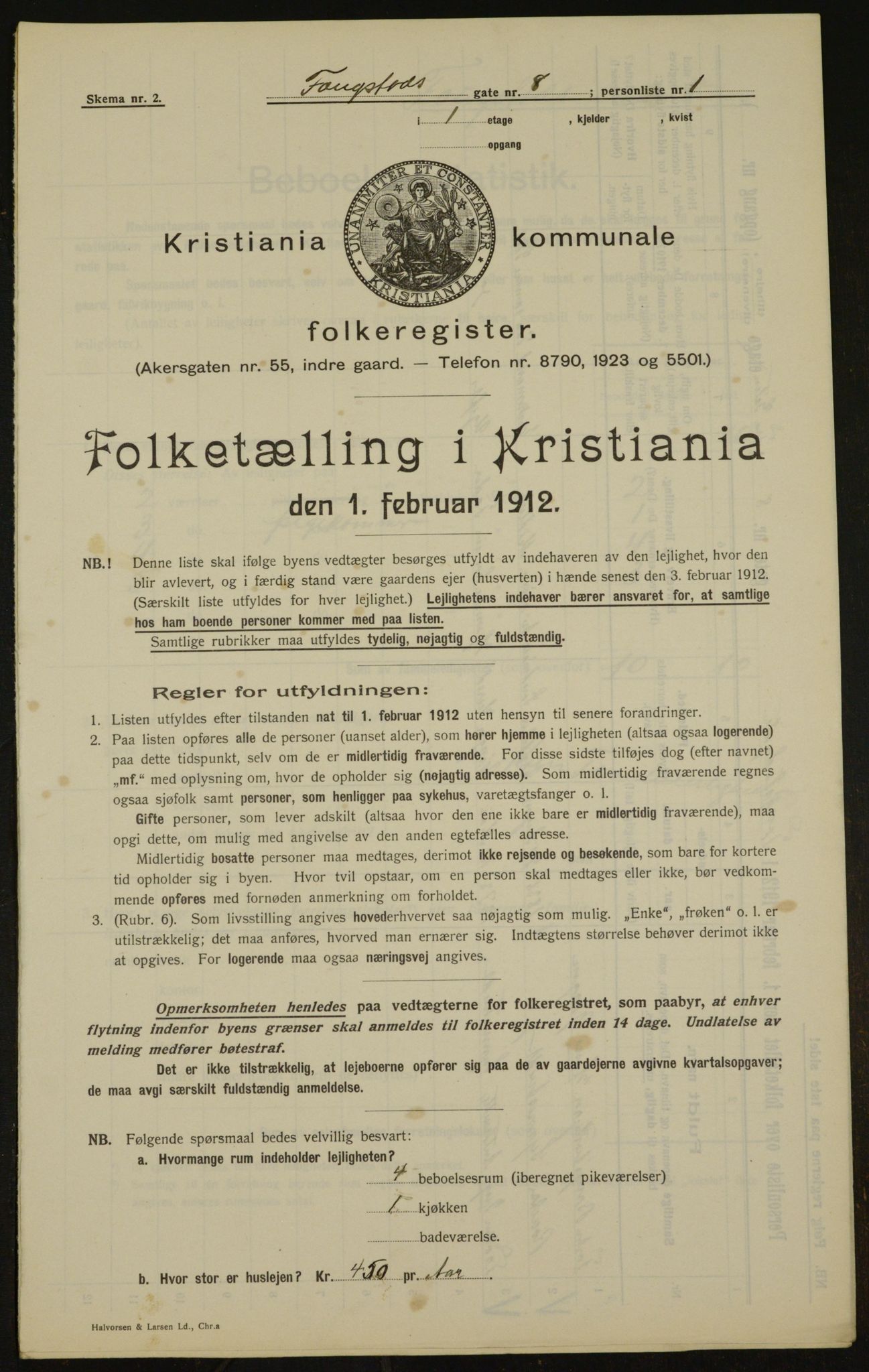 OBA, Kommunal folketelling 1.2.1912 for Kristiania, 1912, s. 25348