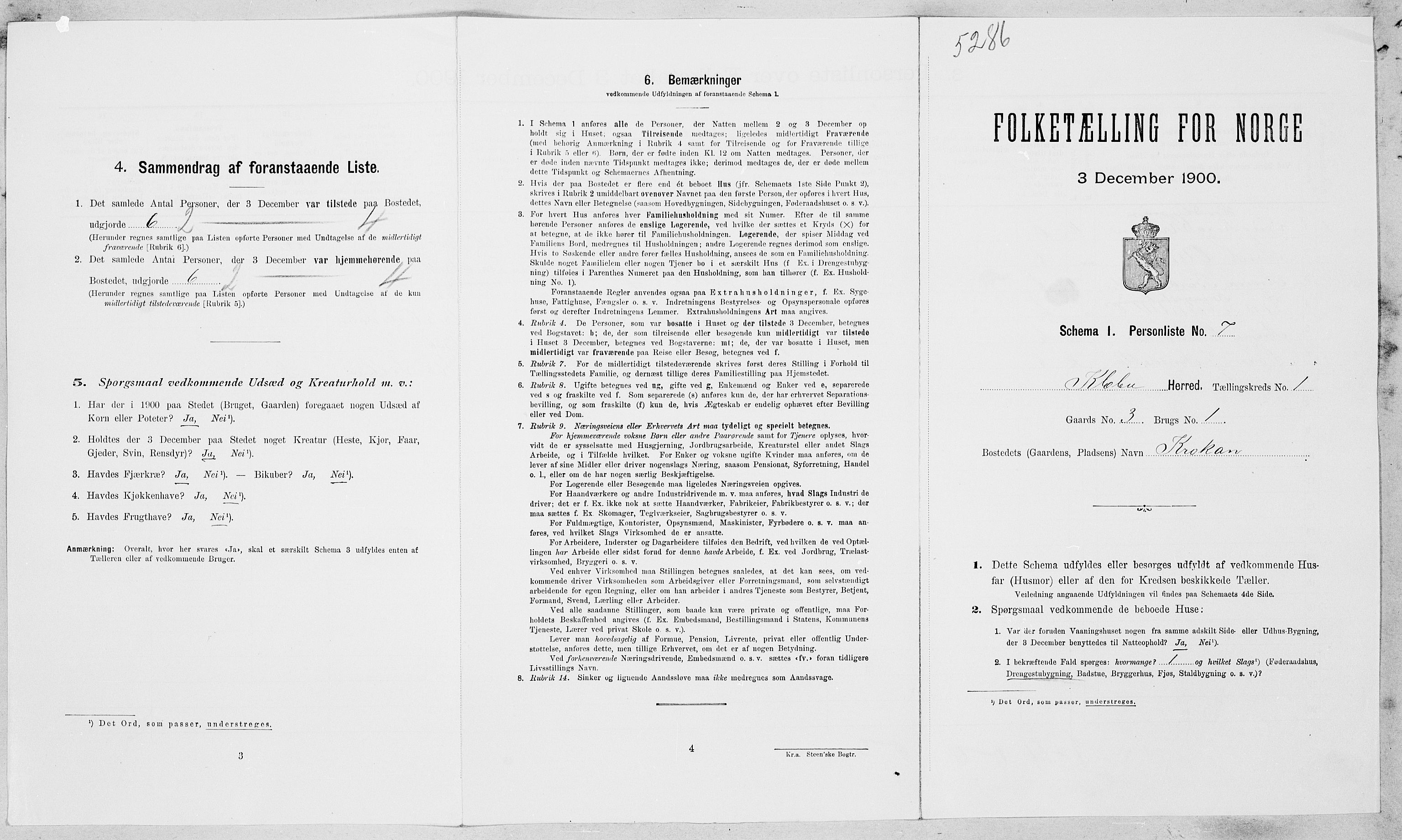 SAT, Folketelling 1900 for 1662 Klæbu herred, 1900, s. 40