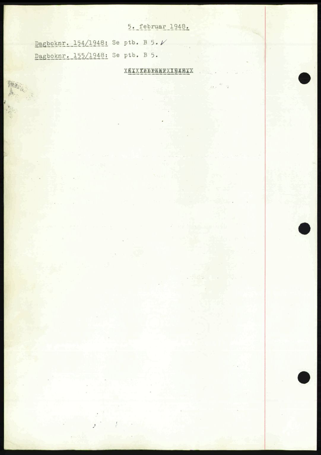 Nedenes sorenskriveri, SAK/1221-0006/G/Gb/Gba/L0058: Pantebok nr. A10, 1947-1948, Dagboknr: 154/1948