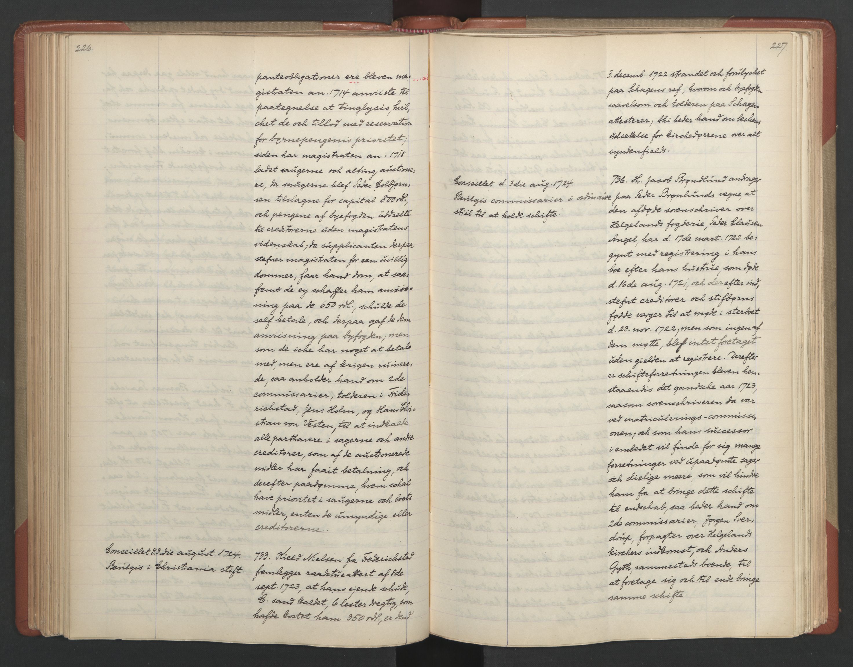 Avskriftsamlingen, RA/EA-4022/F/Fa/L0087: Supplikker, 1724, s. 119