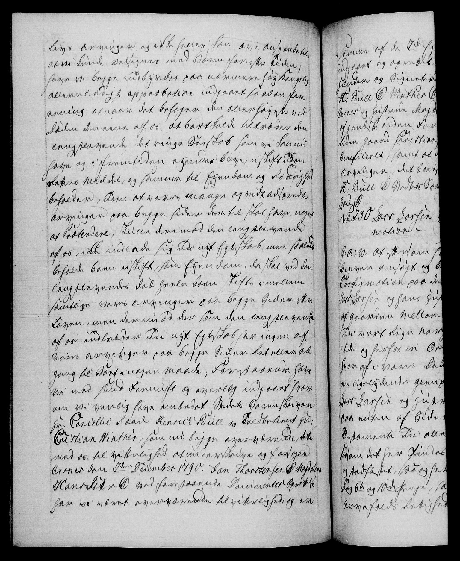 Danske Kanselli 1572-1799, RA/EA-3023/F/Fc/Fca/Fcaa/L0053: Norske registre, 1790-1791, s. 594b