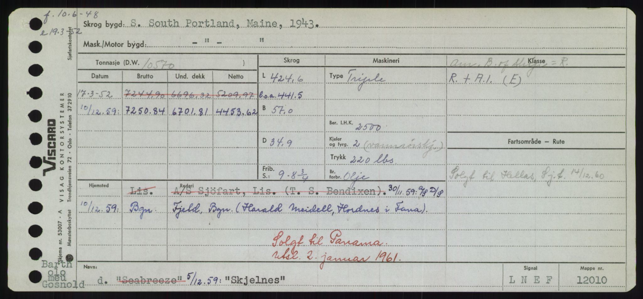 Sjøfartsdirektoratet med forløpere, Skipsmålingen, RA/S-1627/H/Hd/L0034: Fartøy, Sk-Slå, s. 185