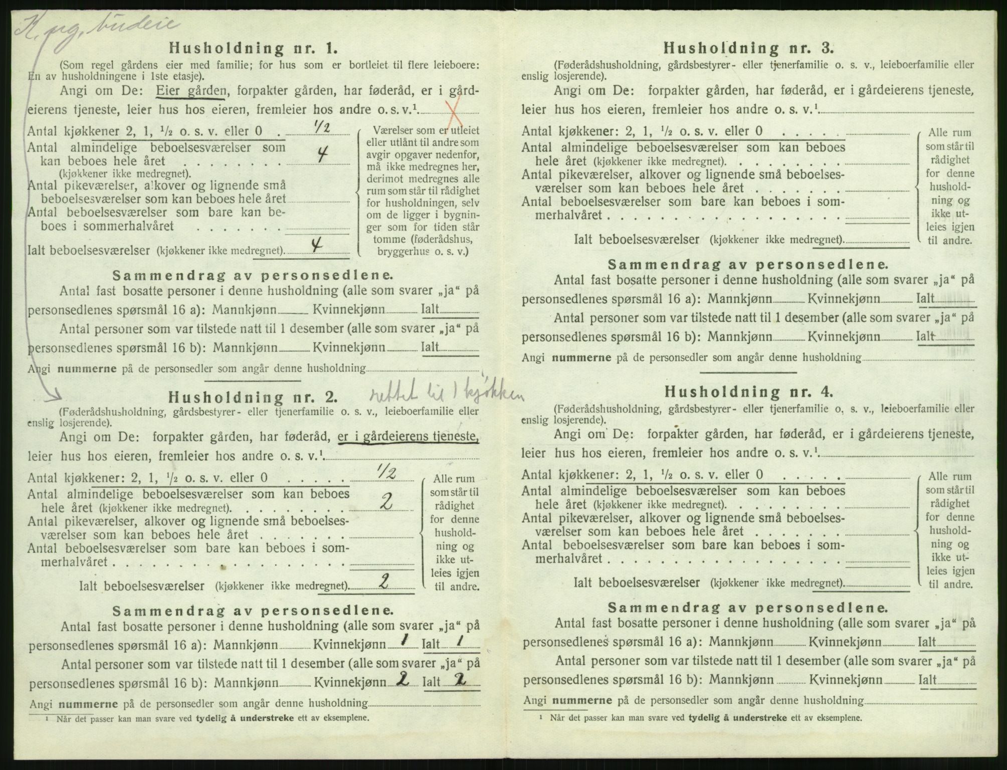 SAK, Folketelling 1920 for 0914 Holt herred, 1920, s. 435