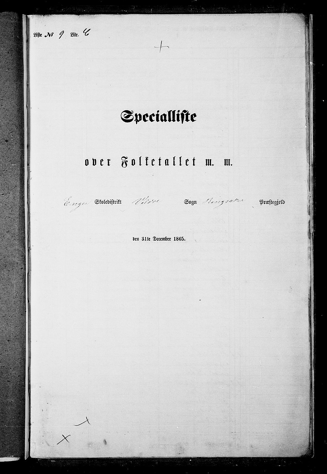 RA, Folketelling 1865 for 0412P Ringsaker prestegjeld, 1865, s. 256