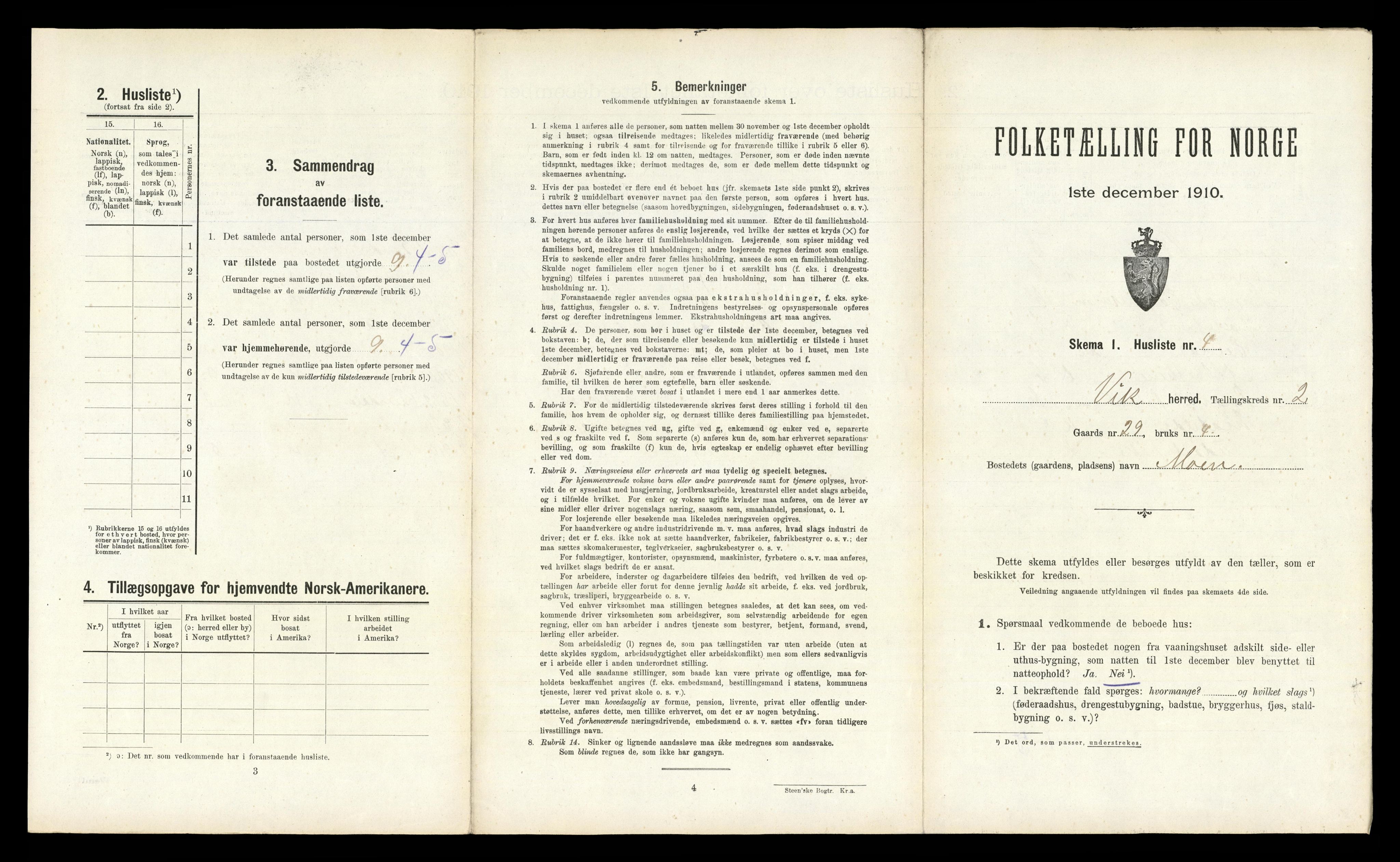 RA, Folketelling 1910 for 1812 Vik herred, 1910, s. 132