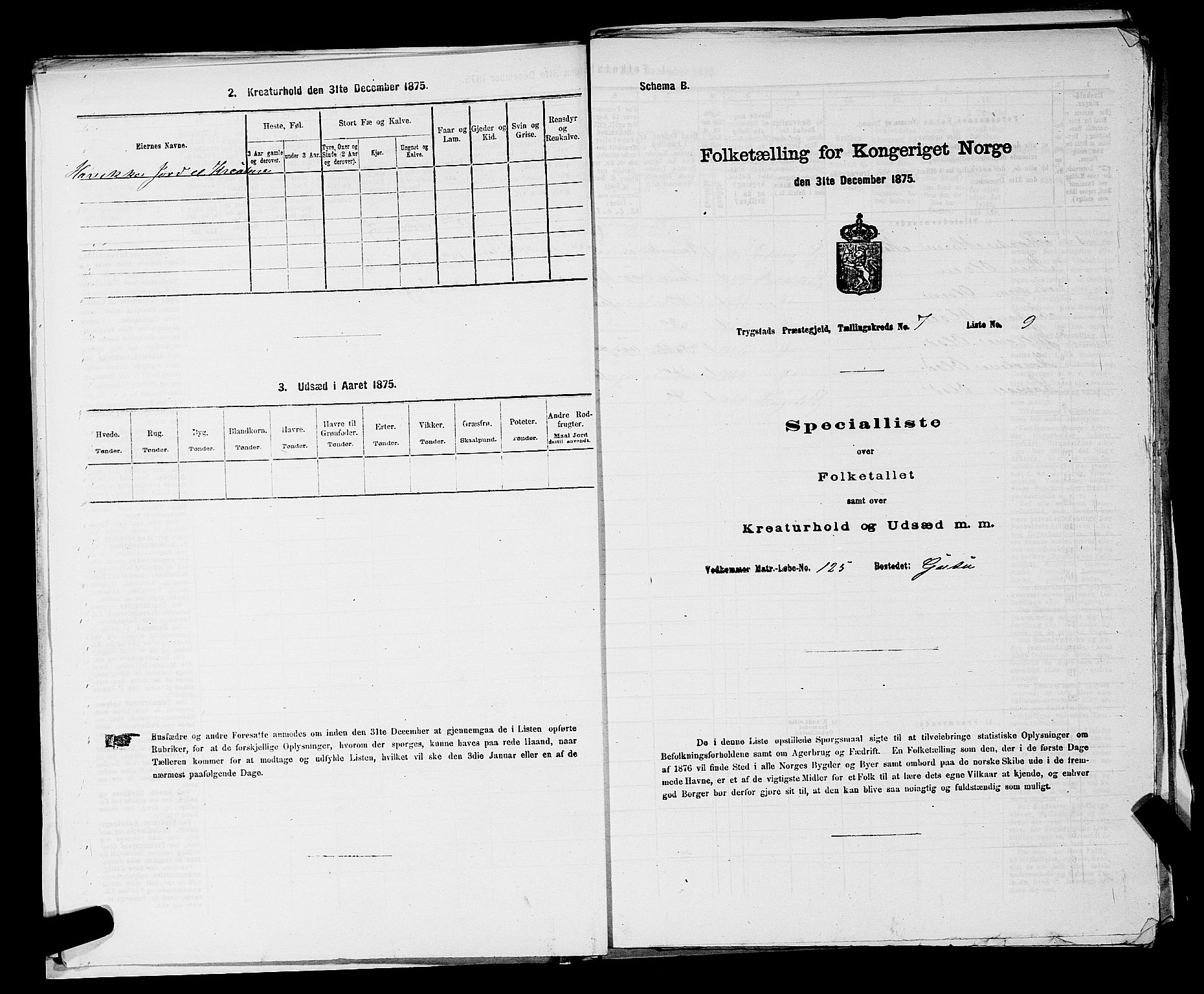 RA, Folketelling 1875 for 0122P Trøgstad prestegjeld, 1875, s. 751