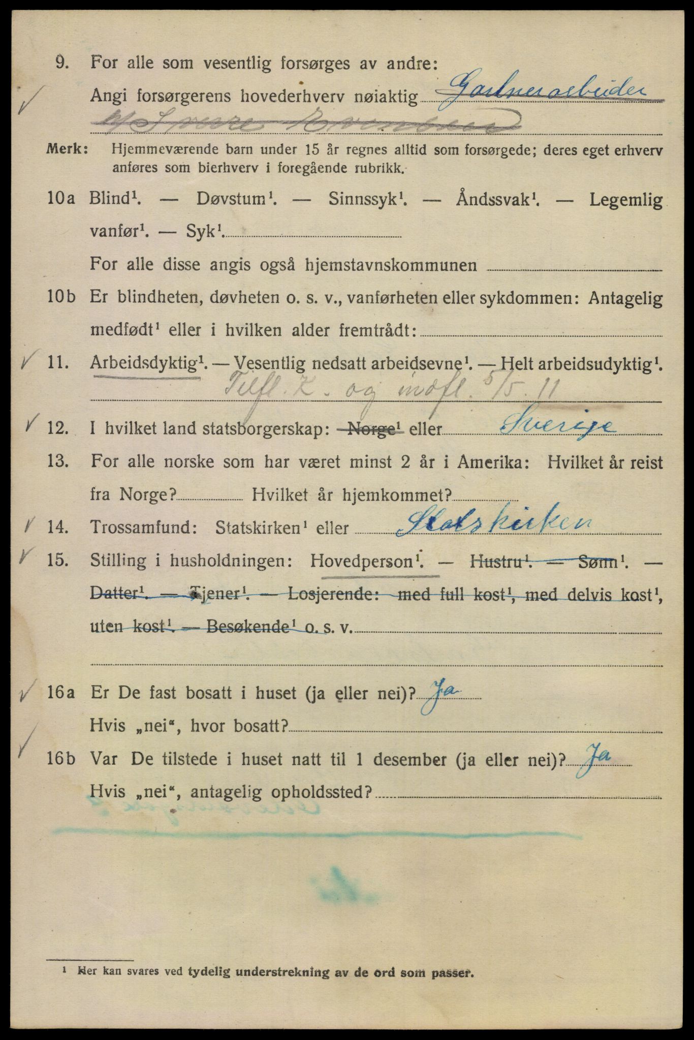 SAO, Folketelling 1920 for 0301 Kristiania kjøpstad, 1920, s. 429184