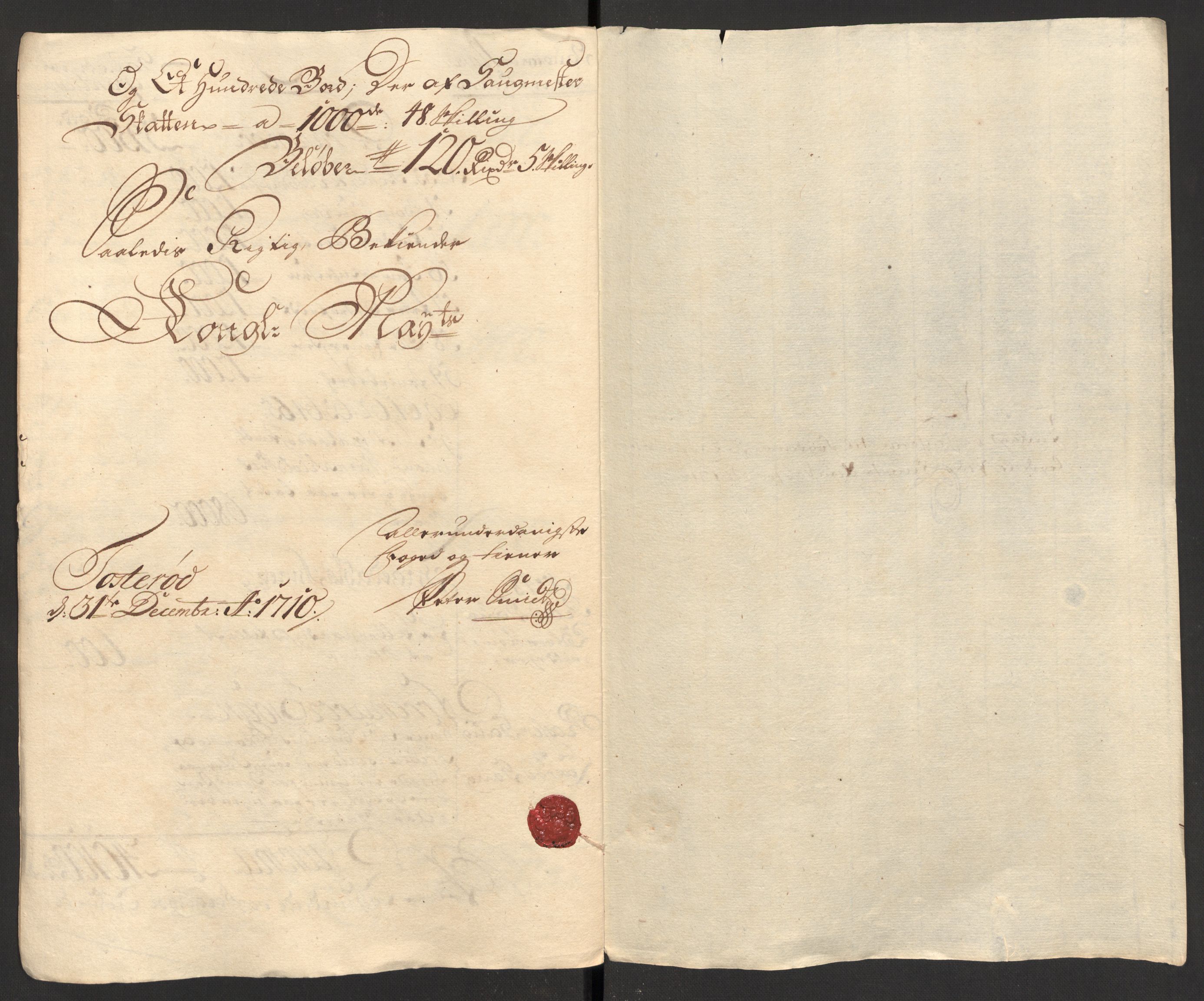 Rentekammeret inntil 1814, Reviderte regnskaper, Fogderegnskap, AV/RA-EA-4092/R01/L0019: Fogderegnskap Idd og Marker, 1710, s. 73