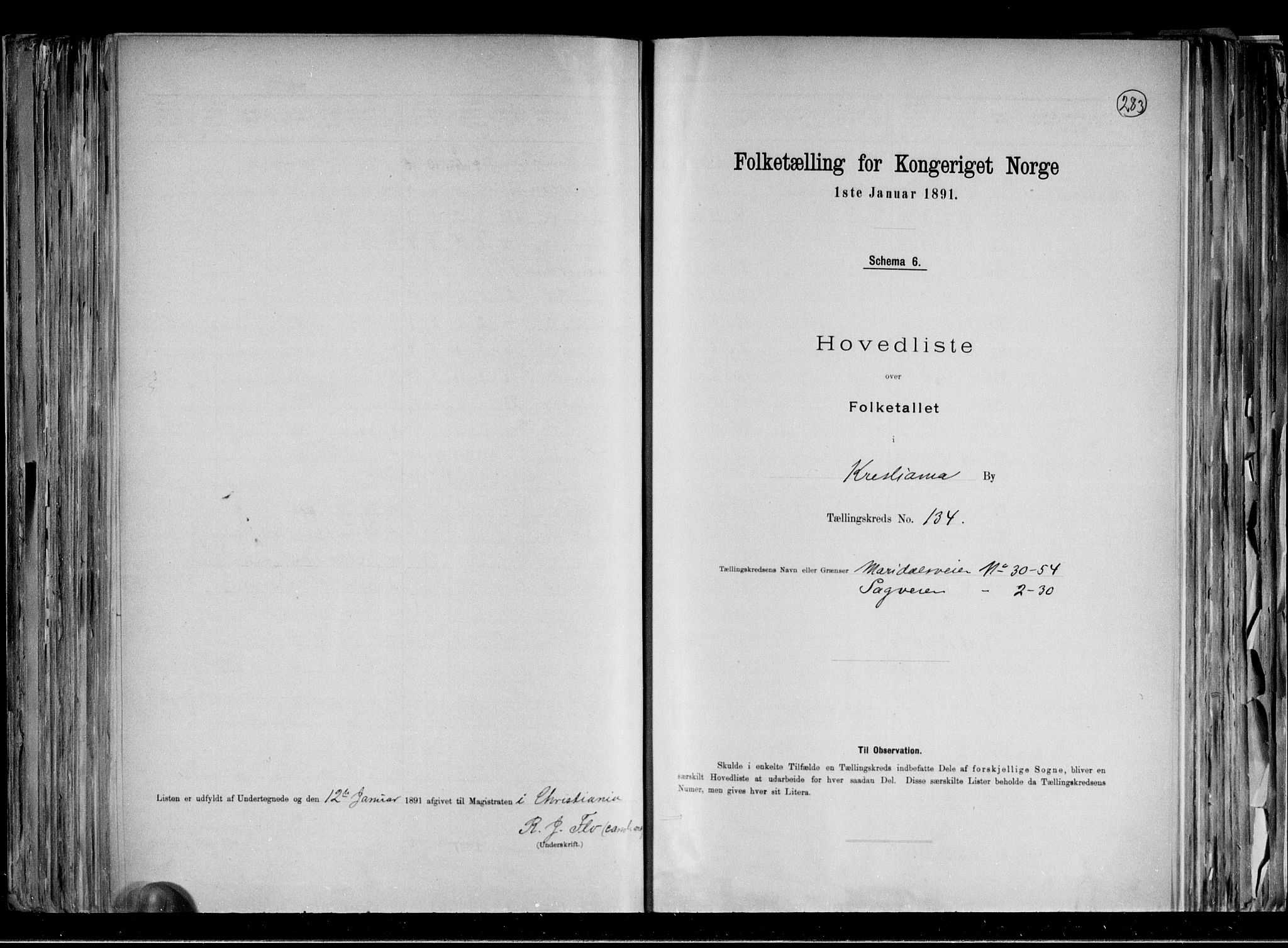 RA, Folketelling 1891 for 0301 Kristiania kjøpstad, 1891, s. 62622