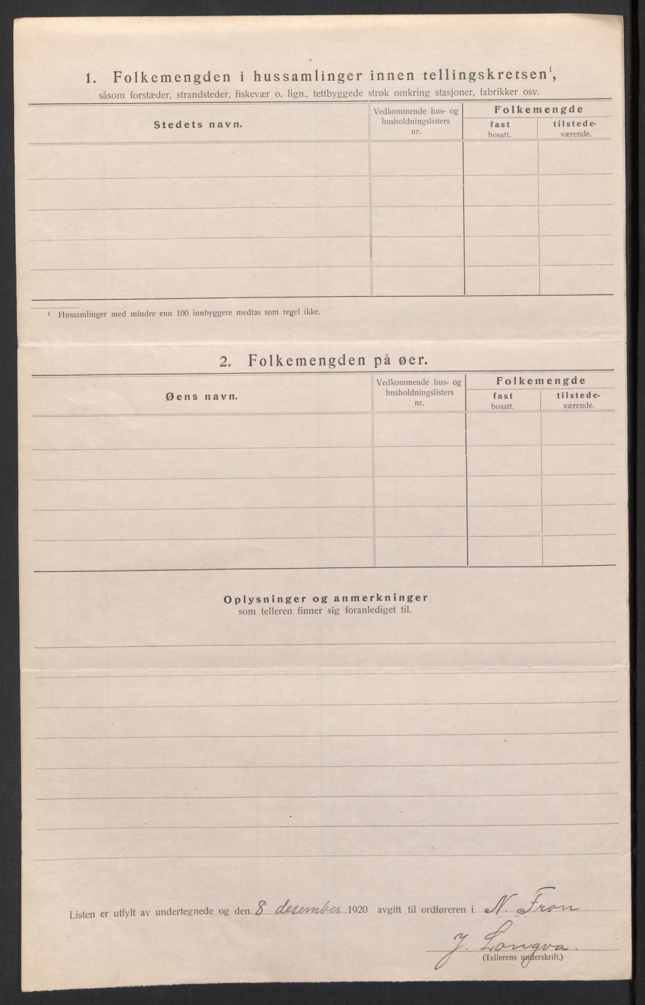 SAH, Folketelling 1920 for 0518 Nord-Fron herred, 1920, s. 32