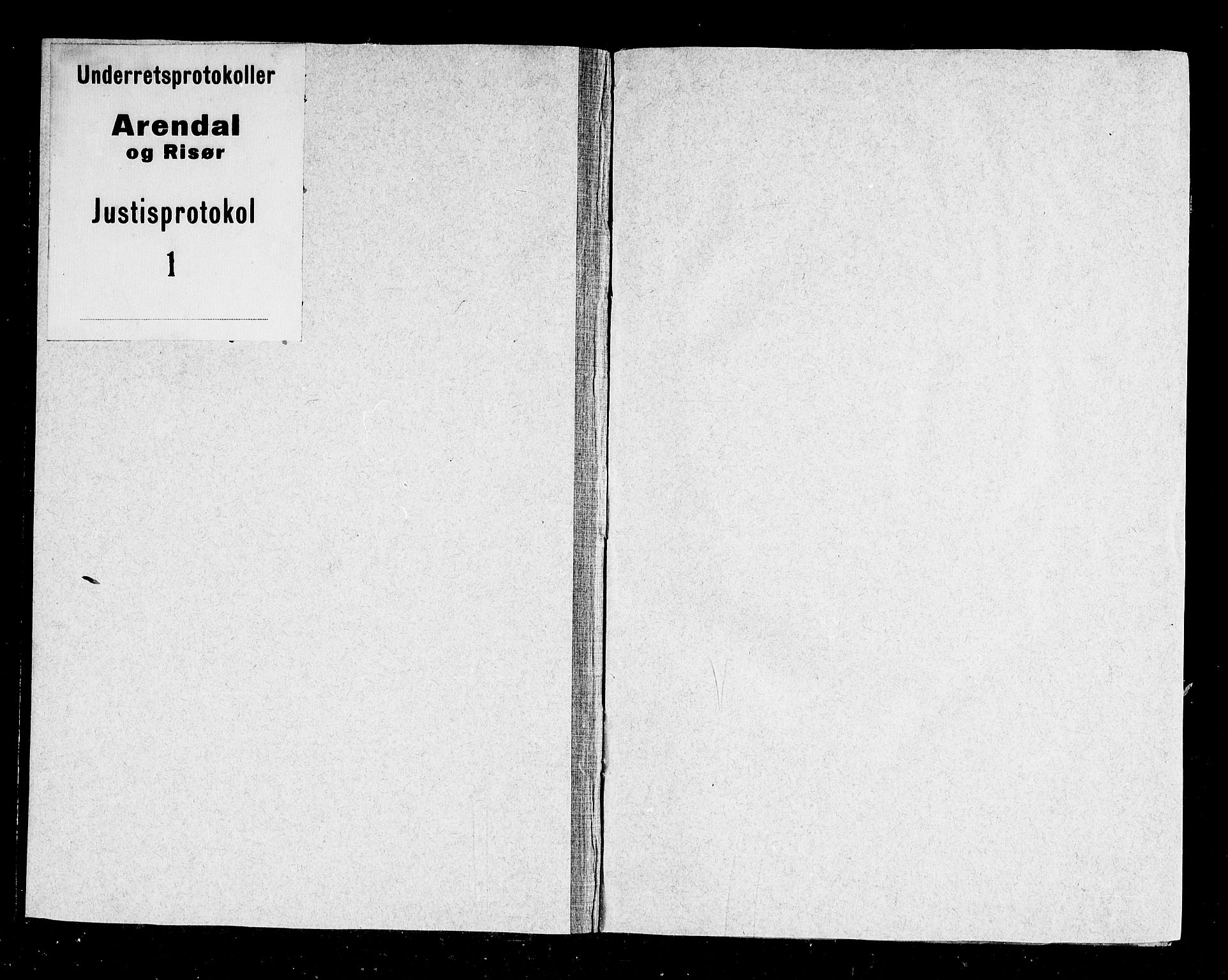 Arendal byfogd, SAK/1222-0001/F/Fa/L0001: Justisprotokoll for Arendal og Risør, 1696-1703