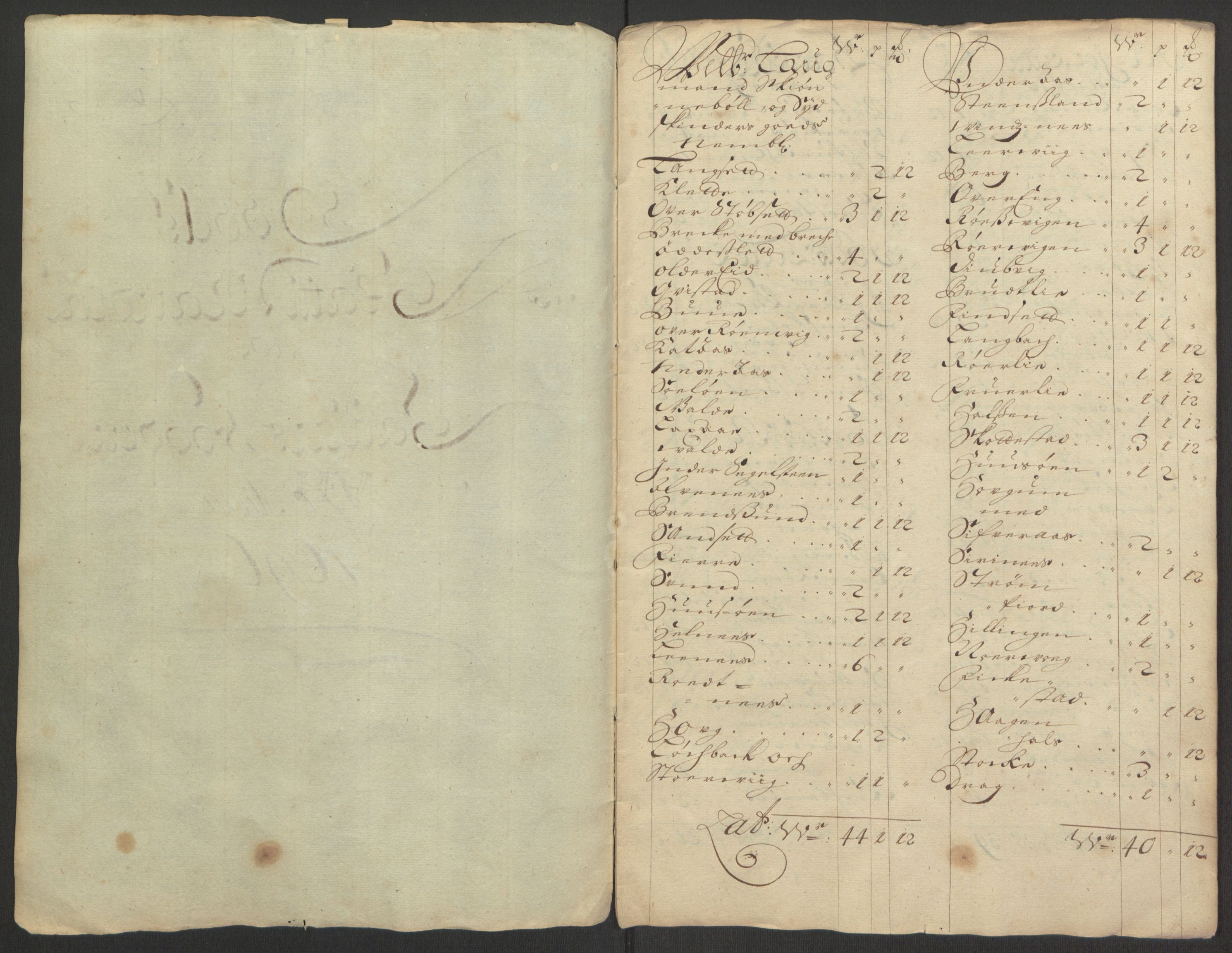 Rentekammeret inntil 1814, Reviderte regnskaper, Fogderegnskap, RA/EA-4092/R66/L4578: Fogderegnskap Salten, 1694-1696, s. 237