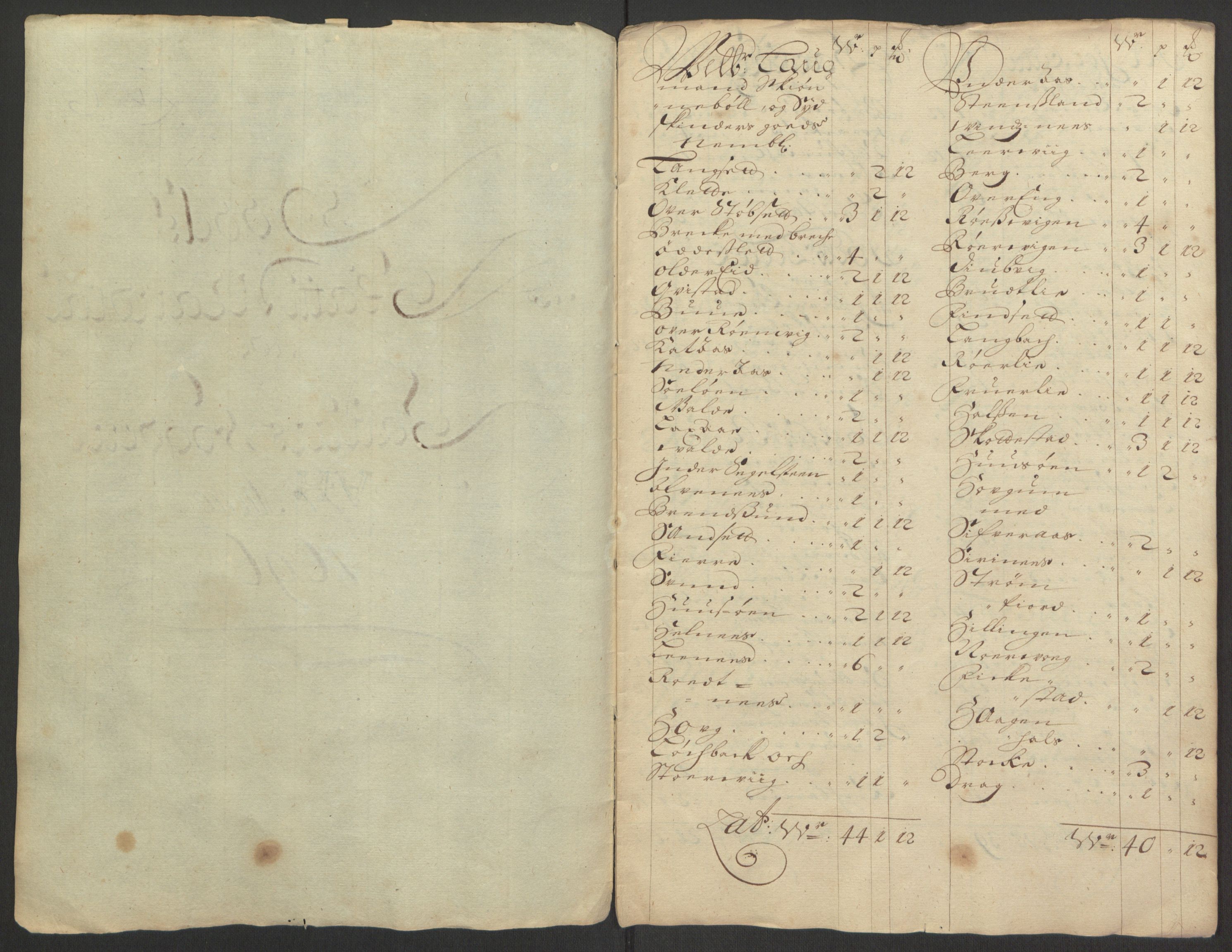 Rentekammeret inntil 1814, Reviderte regnskaper, Fogderegnskap, AV/RA-EA-4092/R66/L4578: Fogderegnskap Salten, 1694-1696, s. 237
