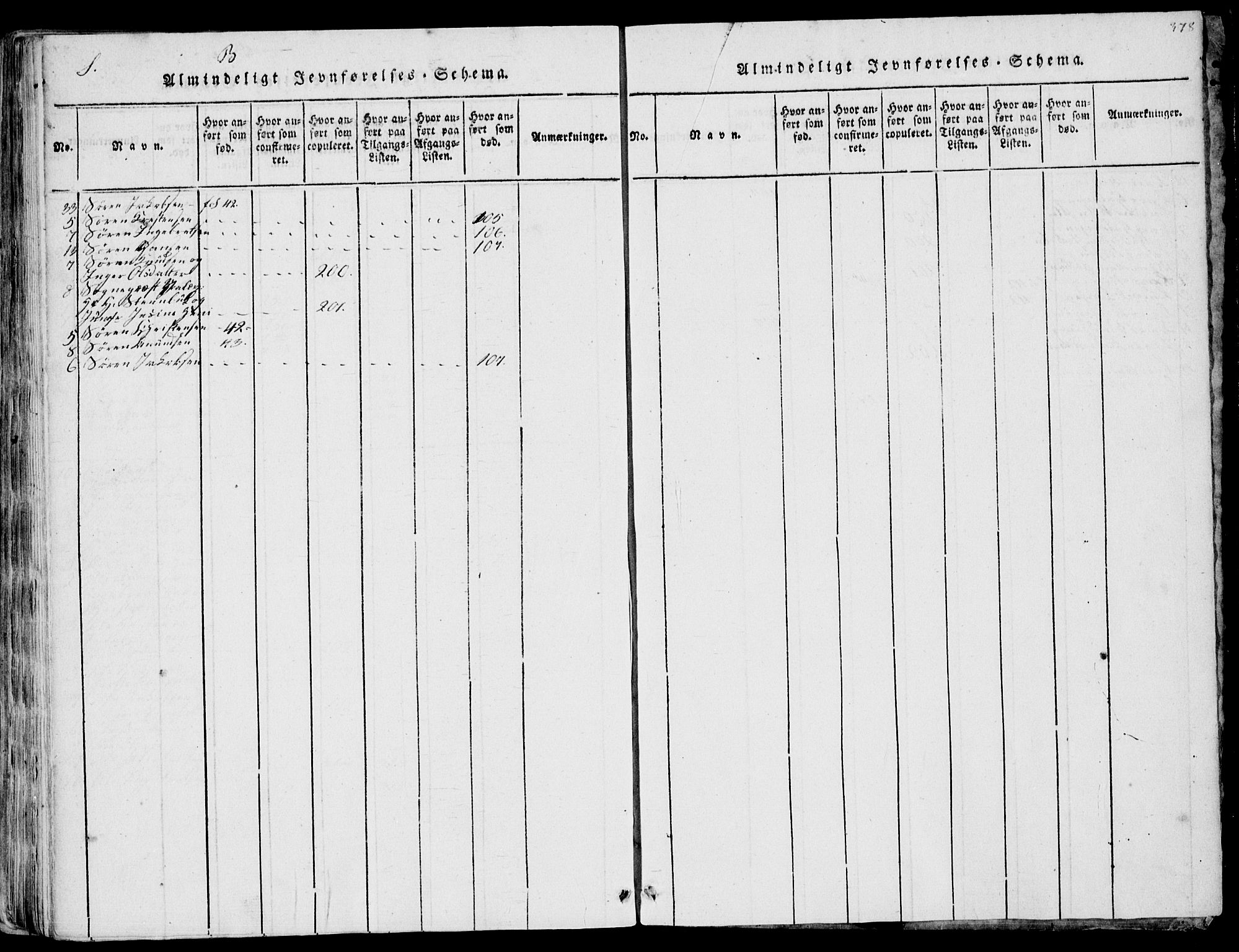 Eidanger kirkebøker, SAKO/A-261/F/Fa/L0007: Ministerialbok nr. 7, 1814-1831, s. 378