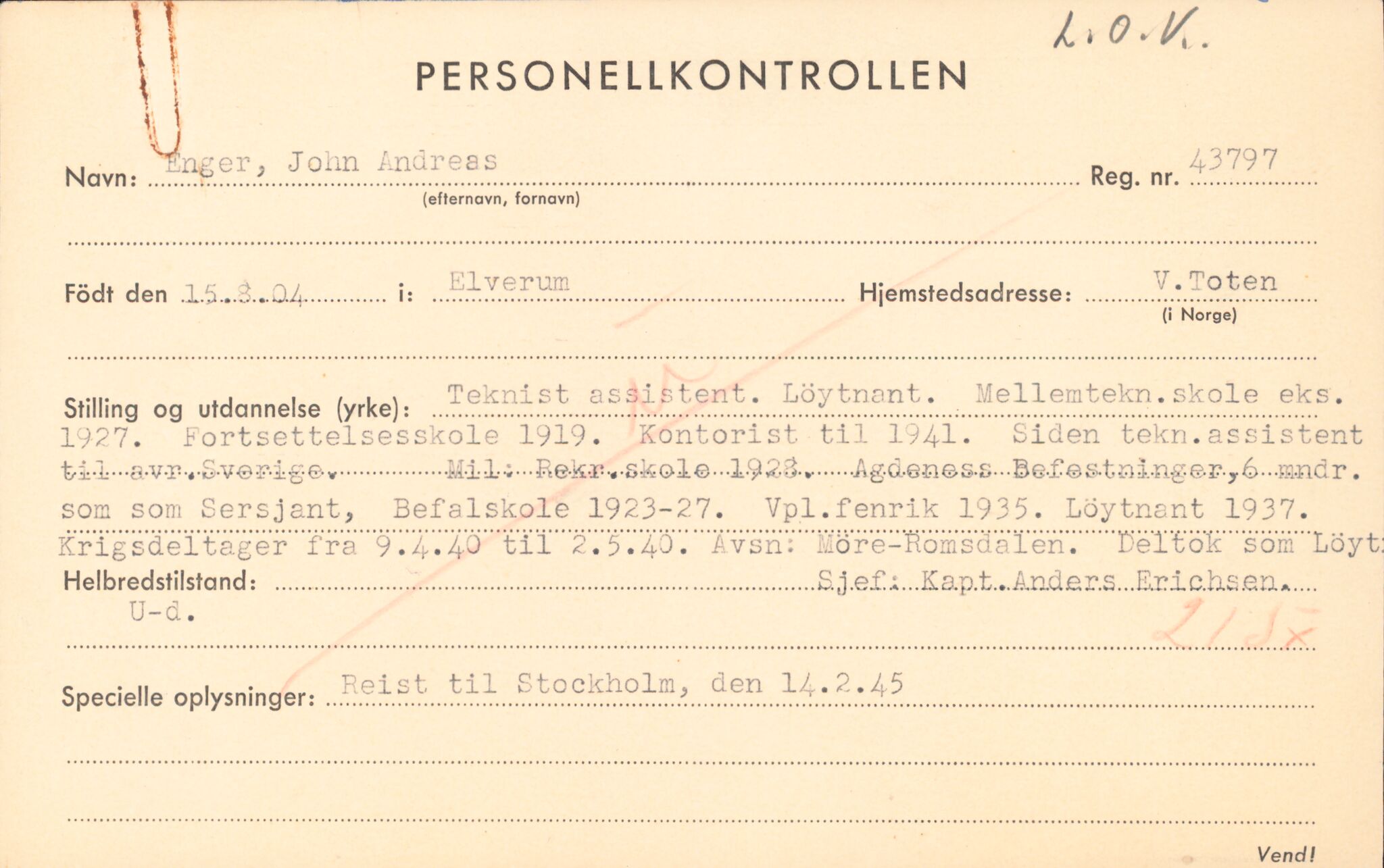 Forsvaret, Forsvarets overkommando/Luftforsvarsstaben, AV/RA-RAFA-4079/P/Pa/L0011: Personellpapirer, 1904, s. 202