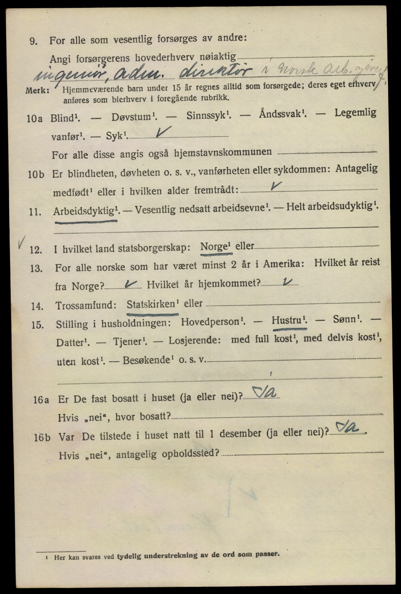 SAO, Folketelling 1920 for 0301 Kristiania kjøpstad, 1920, s. 582058