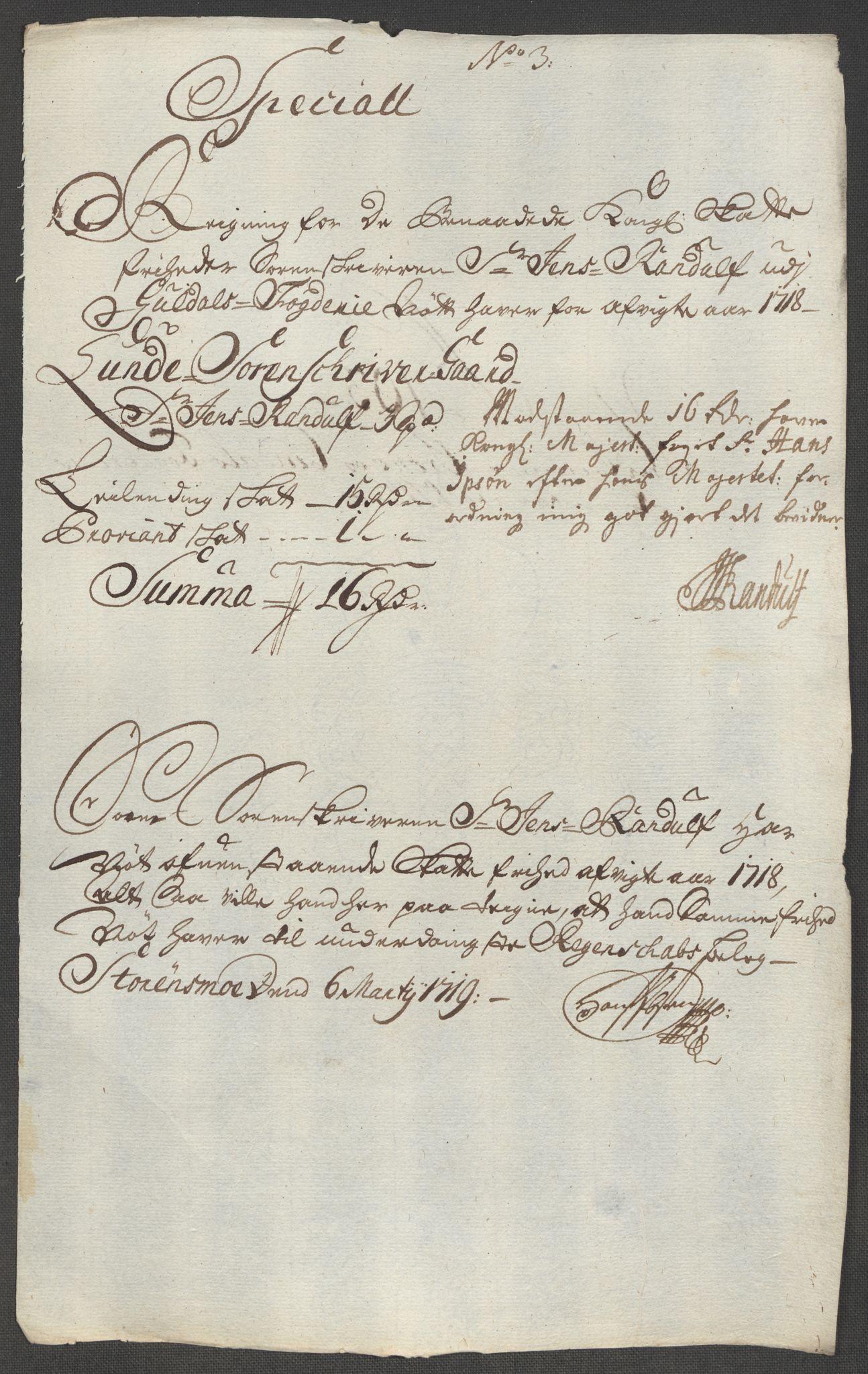 Rentekammeret inntil 1814, Reviderte regnskaper, Fogderegnskap, RA/EA-4092/R60/L3972: Fogderegnskap Orkdal og Gauldal, 1718, s. 269
