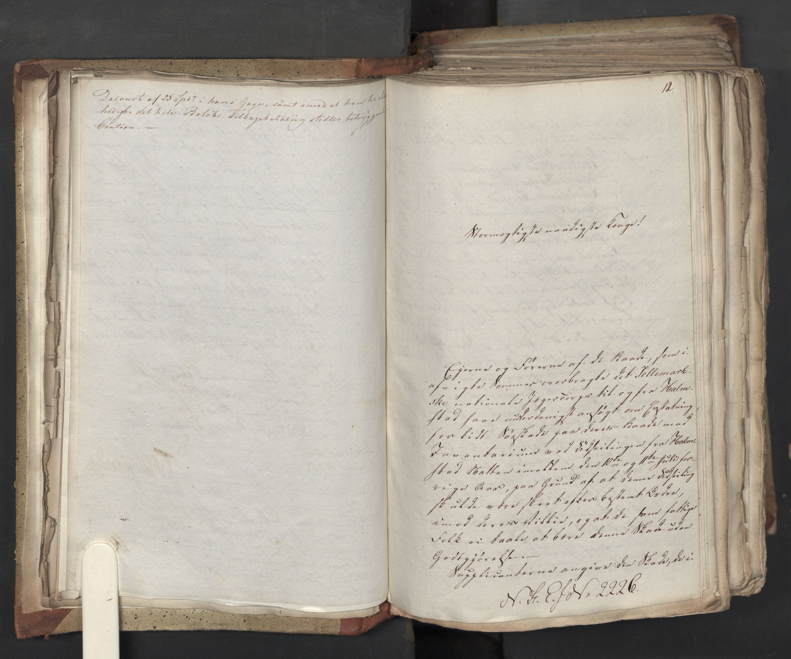 Statsrådsavdelingen i Stockholm, AV/RA-S-1003/D/Da/L0041: Regjeringsinnstillinger nr. 2204-2466, 1825, s. 59