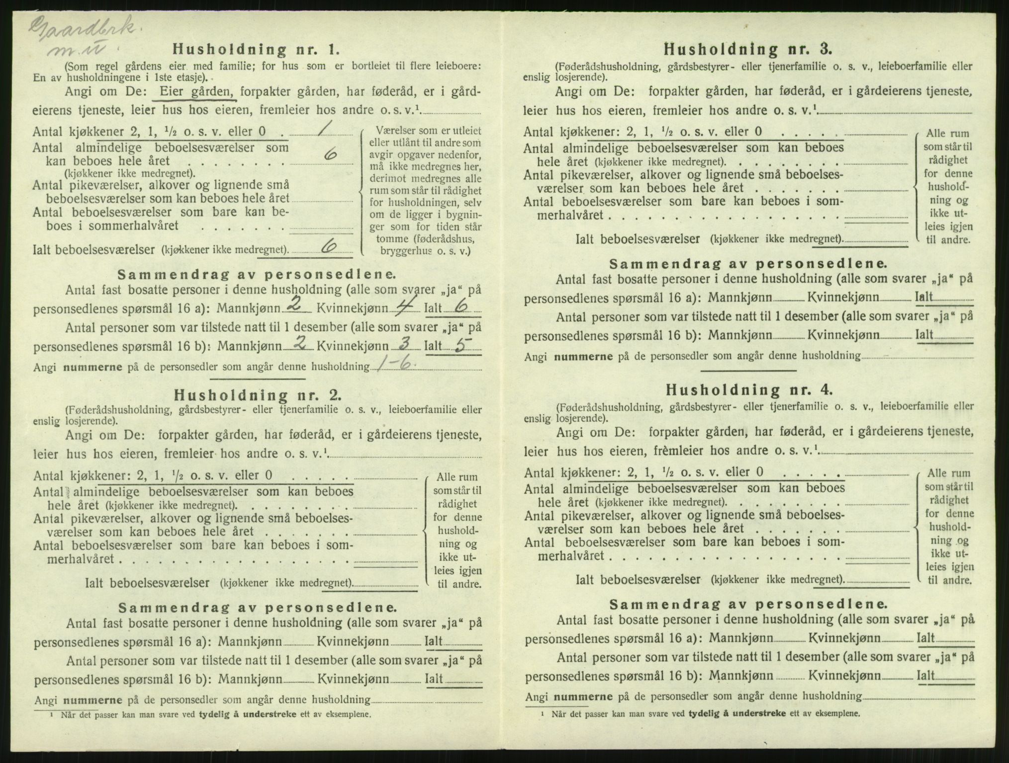 SAT, Folketelling 1920 for 1560 Tingvoll herred, 1920, s. 177