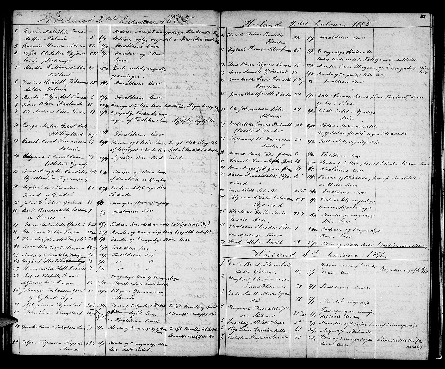Jæren sorenskriveri, AV/SAST-A-100310/01/5/52/52B/L0001: DØDSFALLPROTOKOLL, 1869-1896, s. 101b-102a