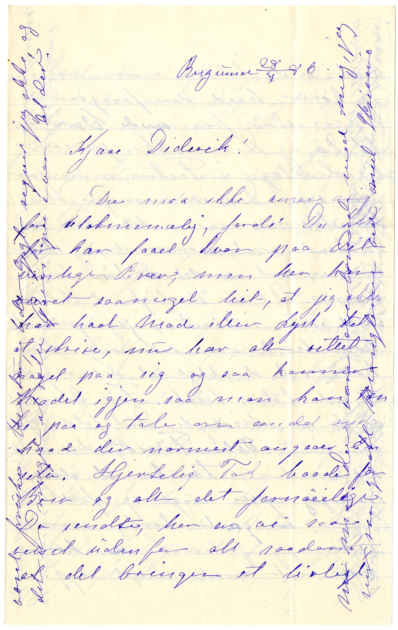 Diderik Maria Aalls brevsamling, NF/Ark-1023/F/L0002: D.M. Aalls brevsamling. B - C, 1799-1889, s. 217