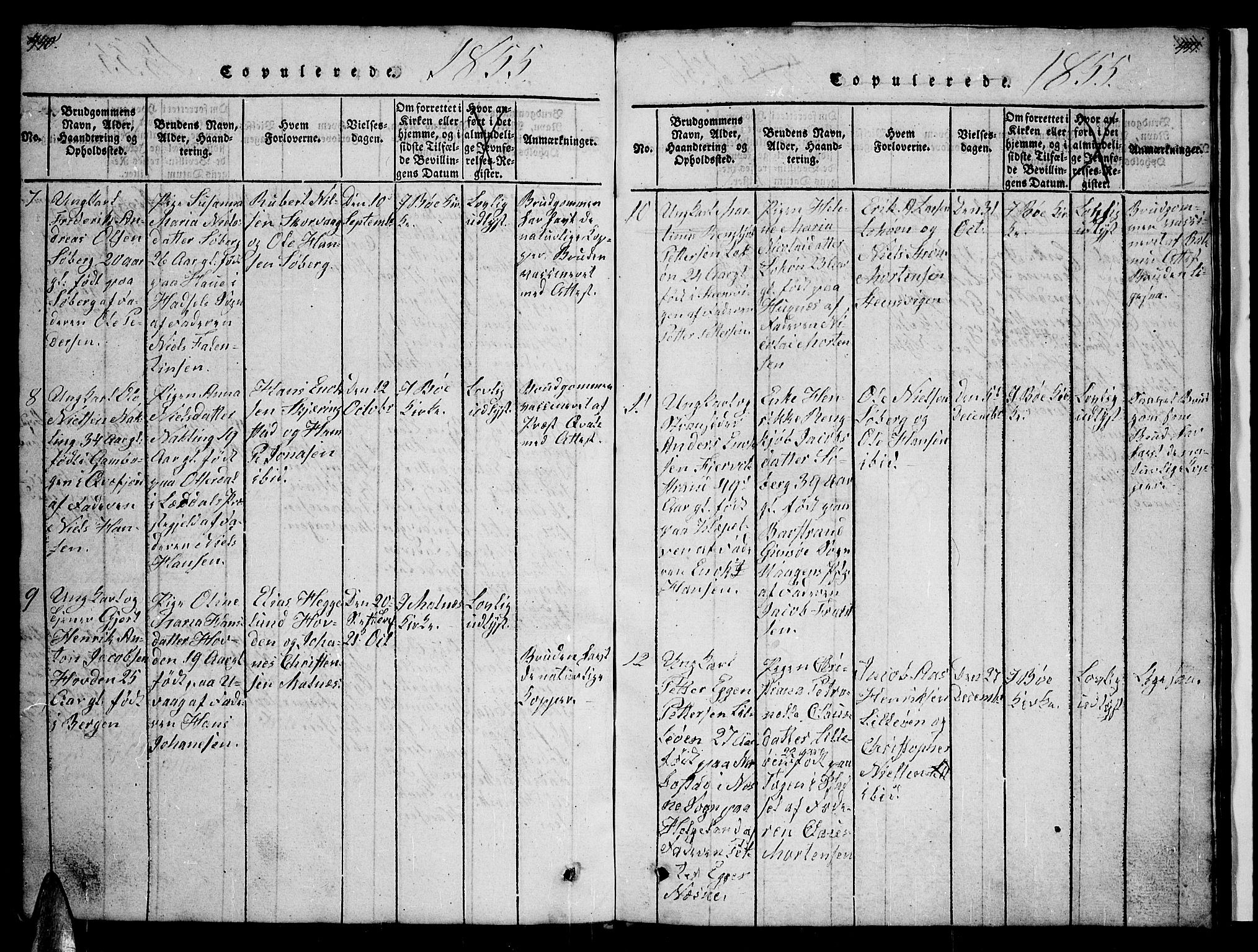 Ministerialprotokoller, klokkerbøker og fødselsregistre - Nordland, AV/SAT-A-1459/891/L1312: Klokkerbok nr. 891C01, 1820-1856, s. 440-441