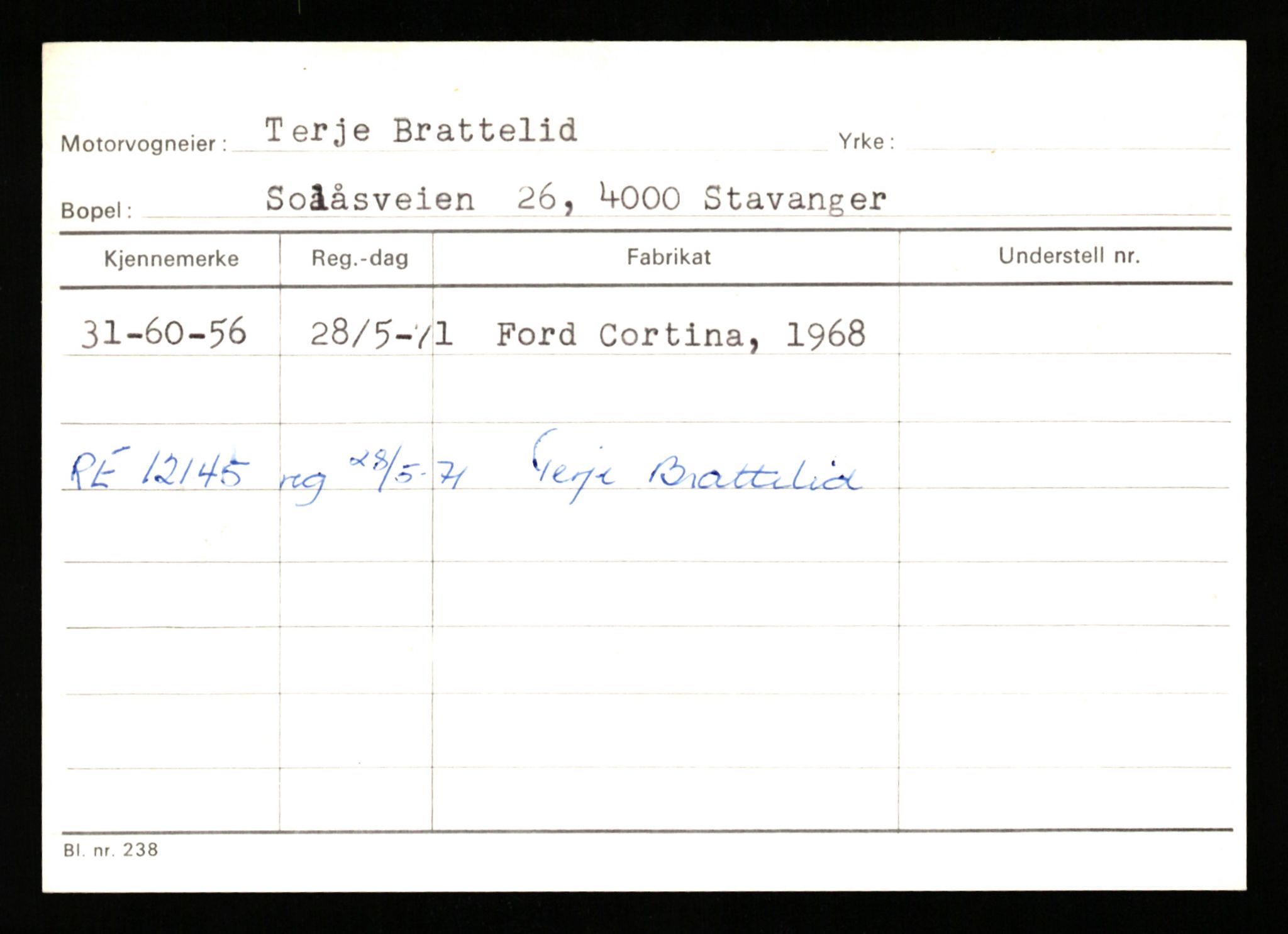 Stavanger trafikkstasjon, SAST/A-101942/0/G/L0011: Registreringsnummer: 240000 - 363477, 1930-1971, s. 1898