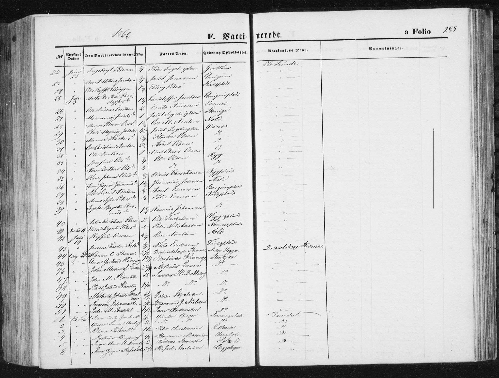 Ministerialprotokoller, klokkerbøker og fødselsregistre - Nord-Trøndelag, SAT/A-1458/746/L0447: Ministerialbok nr. 746A06, 1860-1877, s. 285