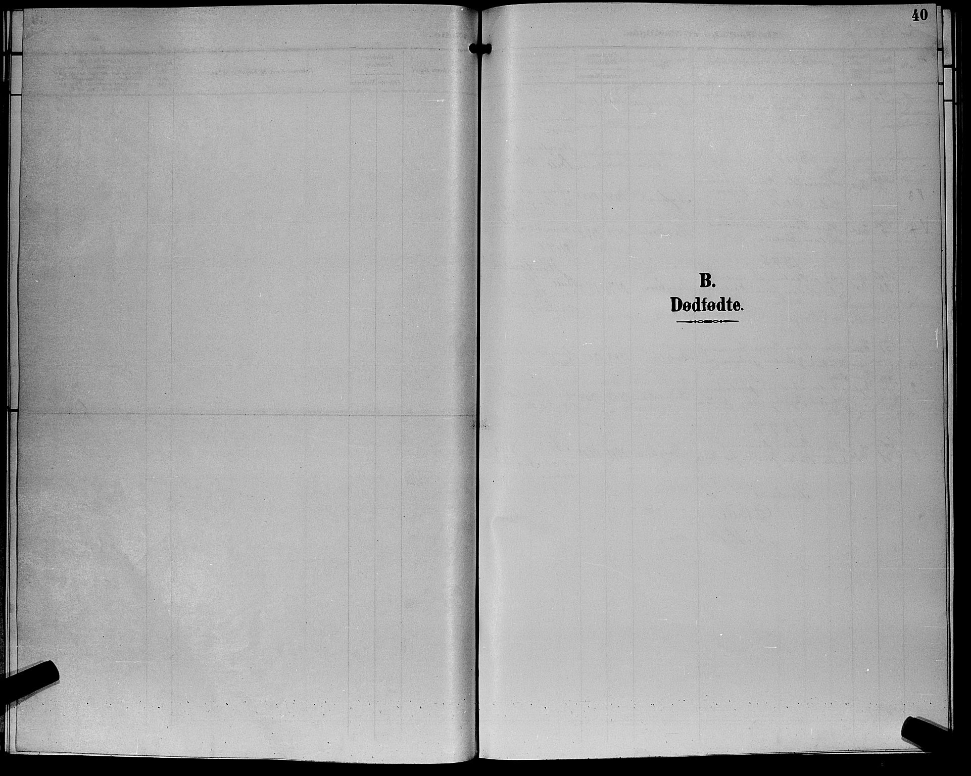 Eiker kirkebøker, SAKO/A-4/G/Gb/L0004: Klokkerbok nr. II 4, 1894-1900, s. 40