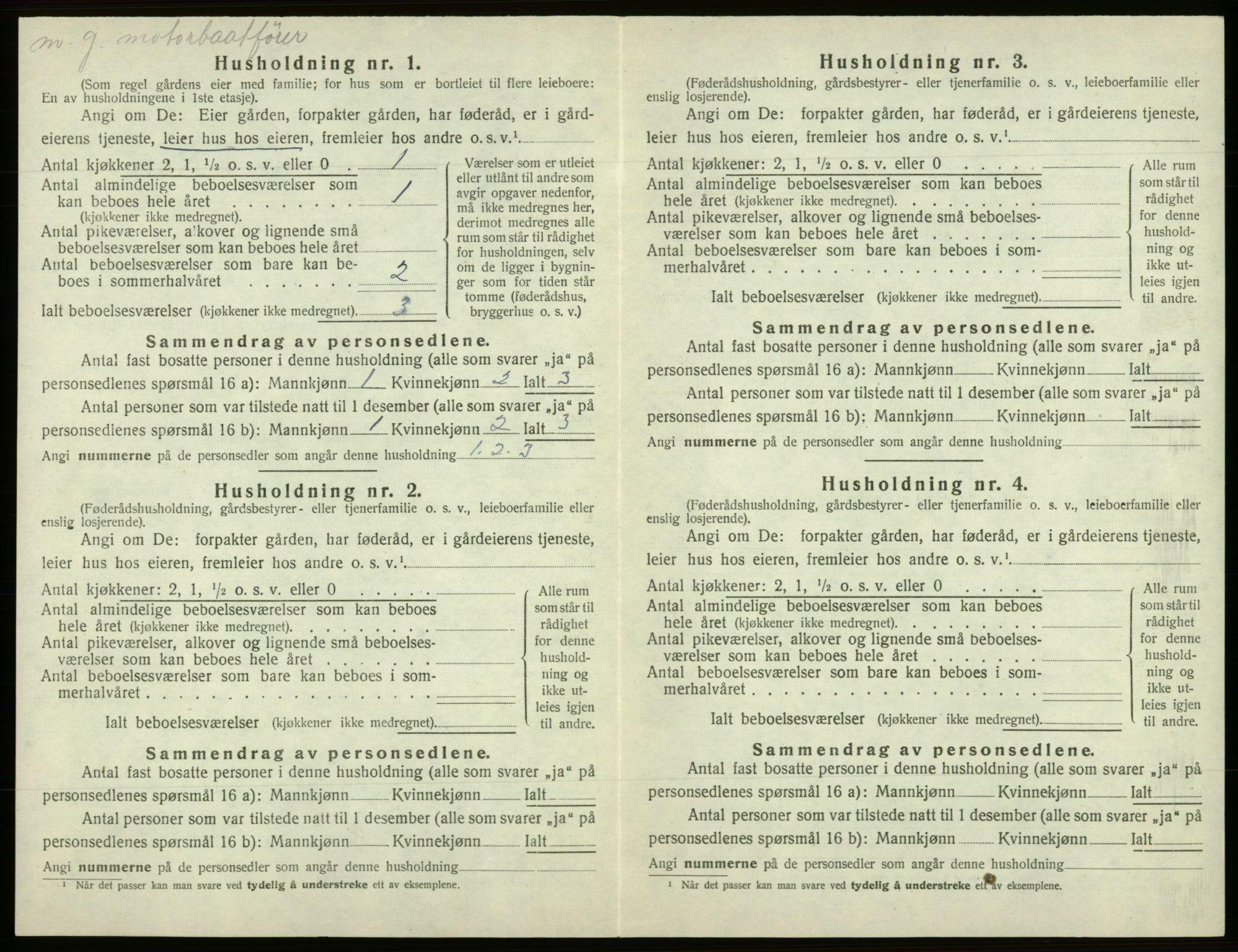 SAB, Folketelling 1920 for 1243 Os herred, 1920, s. 328