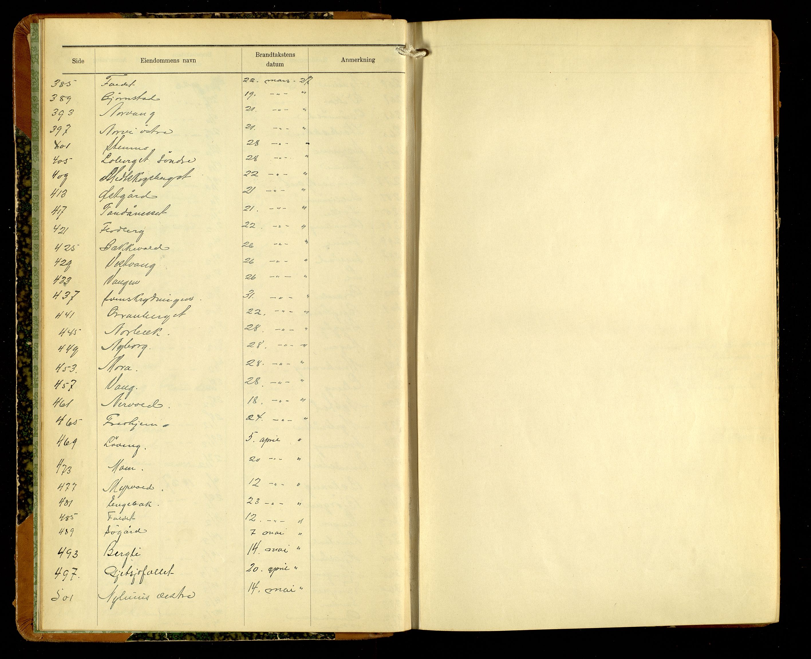 Norges Brannkasse, Trysil, AV/SAH-NBRANT-021/F/L0020: Branntakstprotokoll, 1925-1927