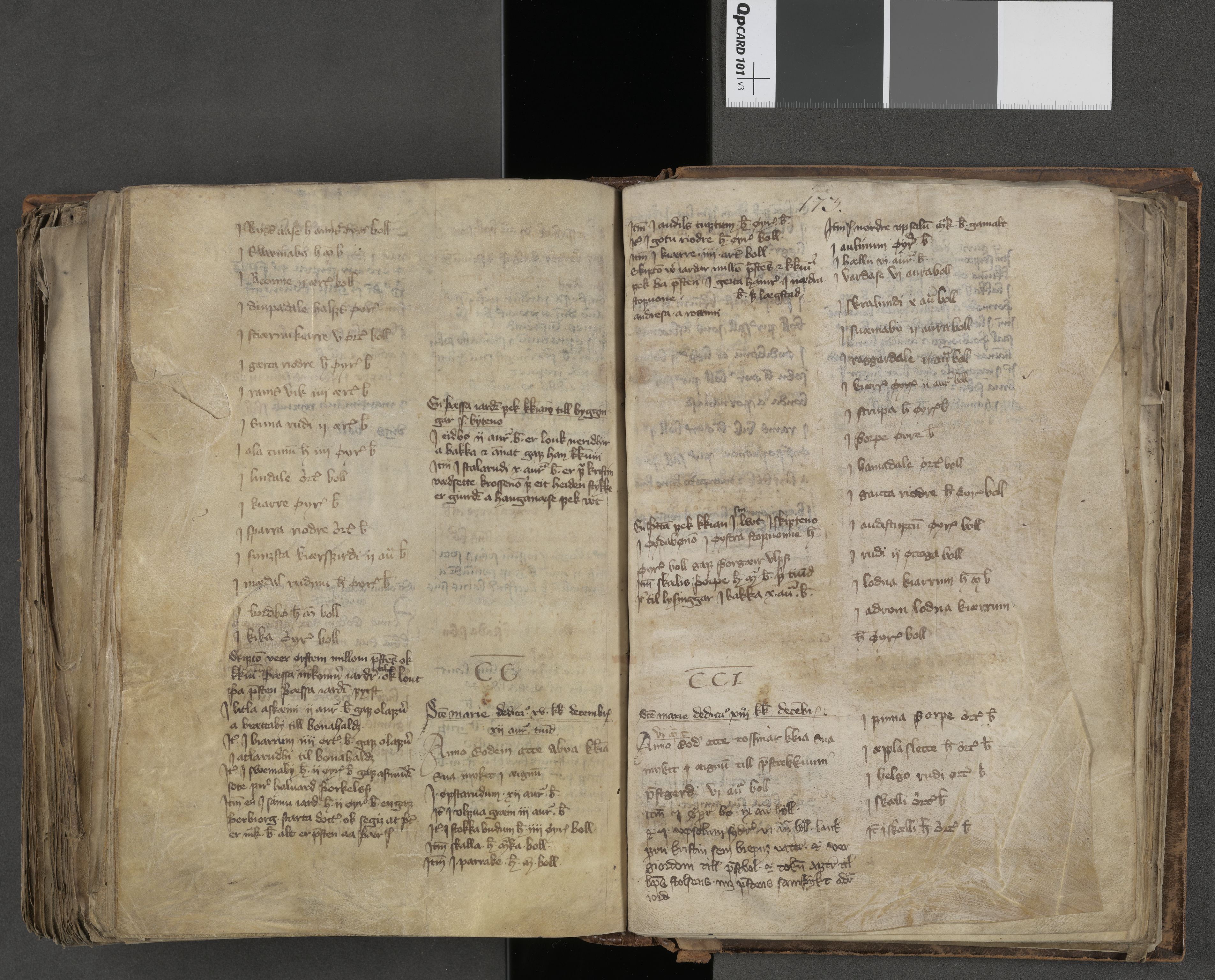 Riksarkivets diplomsamling, AV/RA-EA-5965/F05/L0242: NRA AM 328 fol., 1390-1400, s. 172b-173a