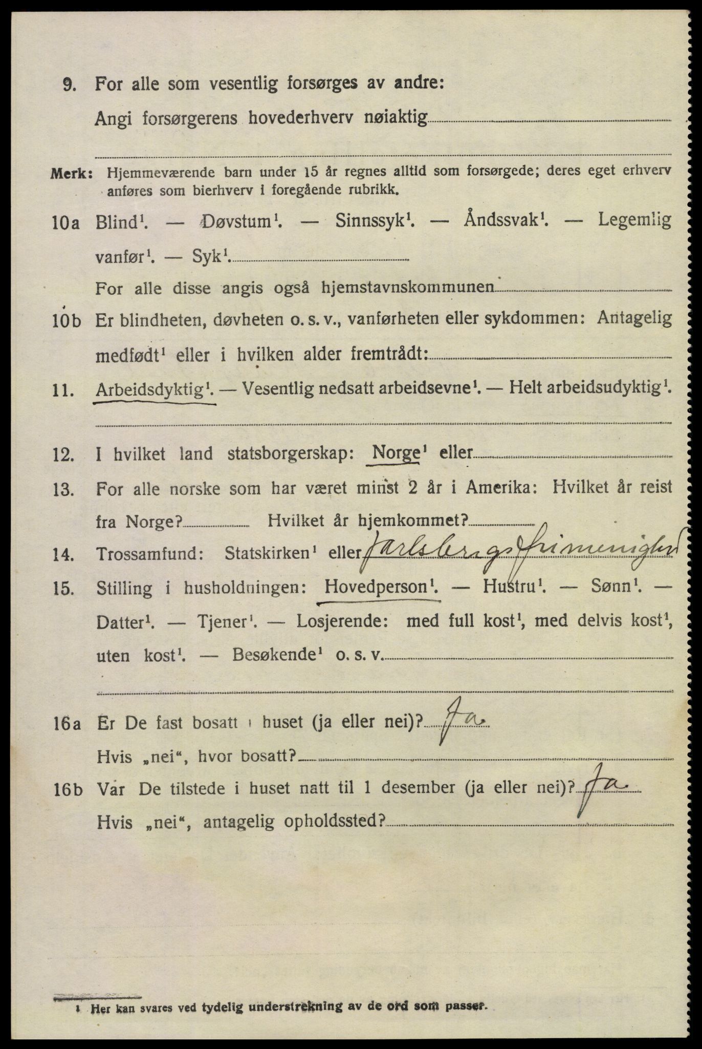 SAKO, Folketelling 1920 for 0716 Våle herred, 1920, s. 5511